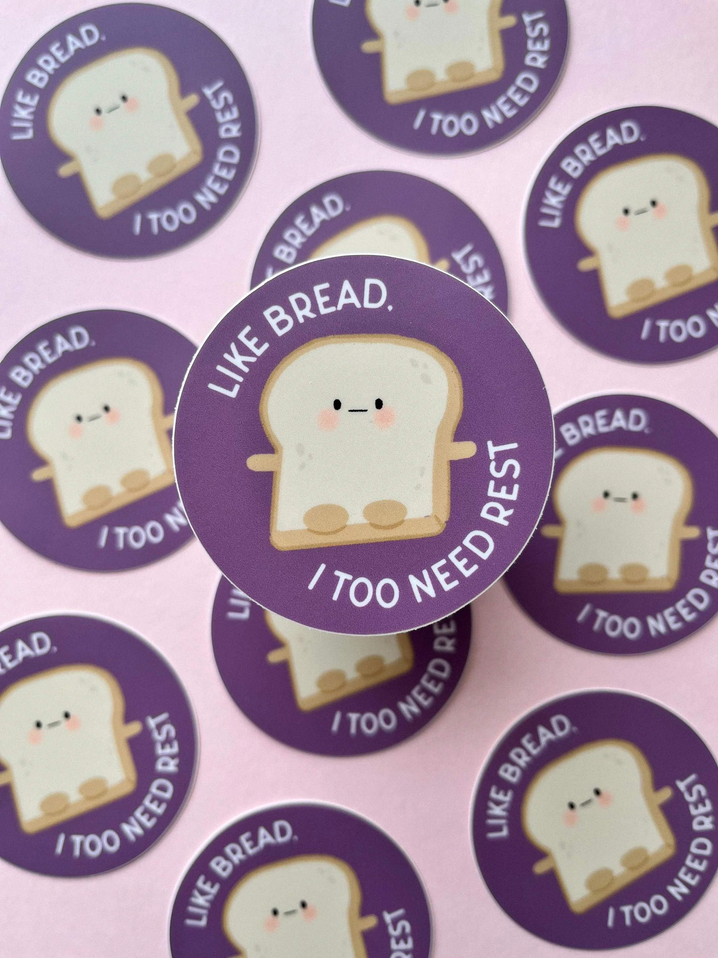 Starting to realize the stickers I illustrate directly correlate with the state of my well-being 😂