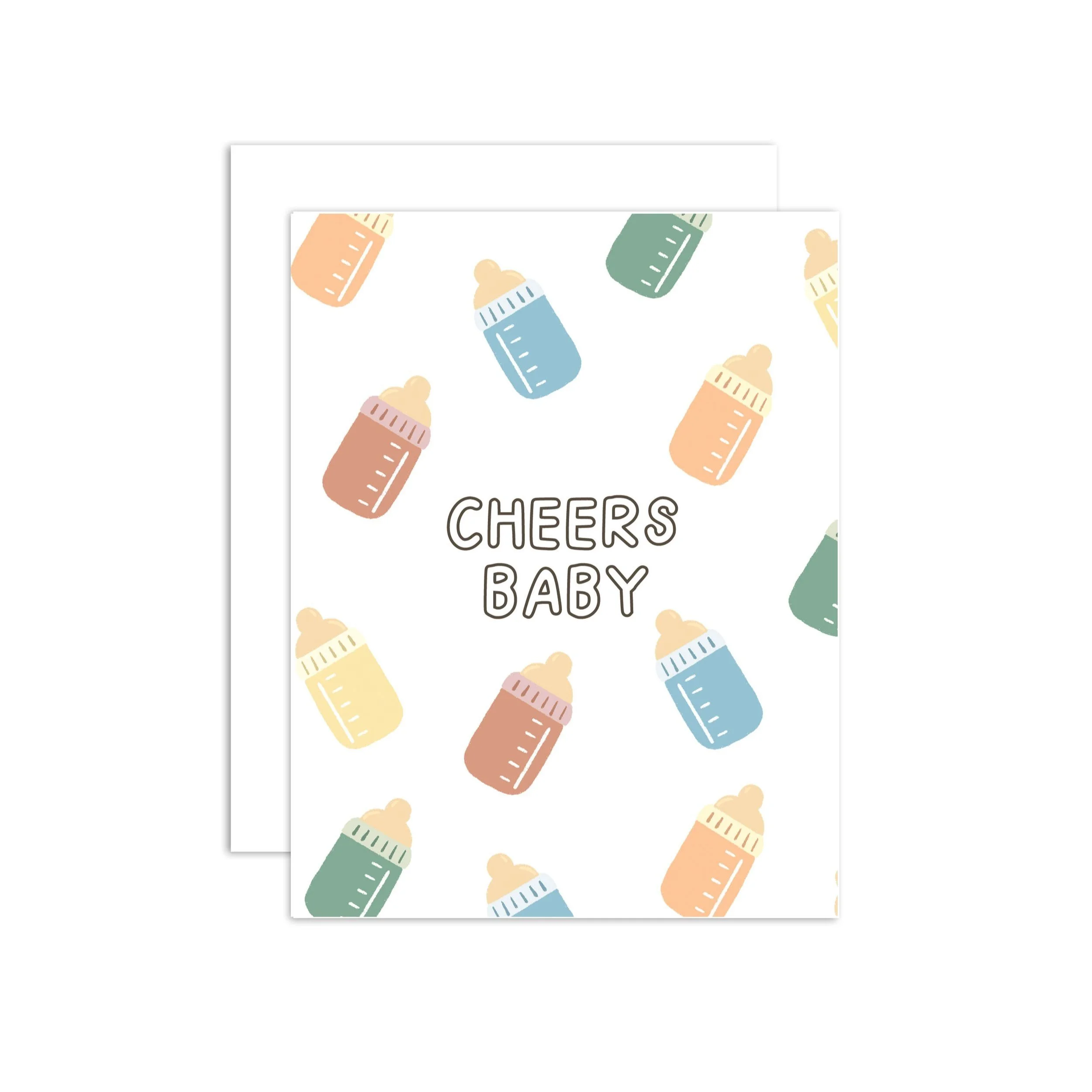 Cheers Baby Greeting Card