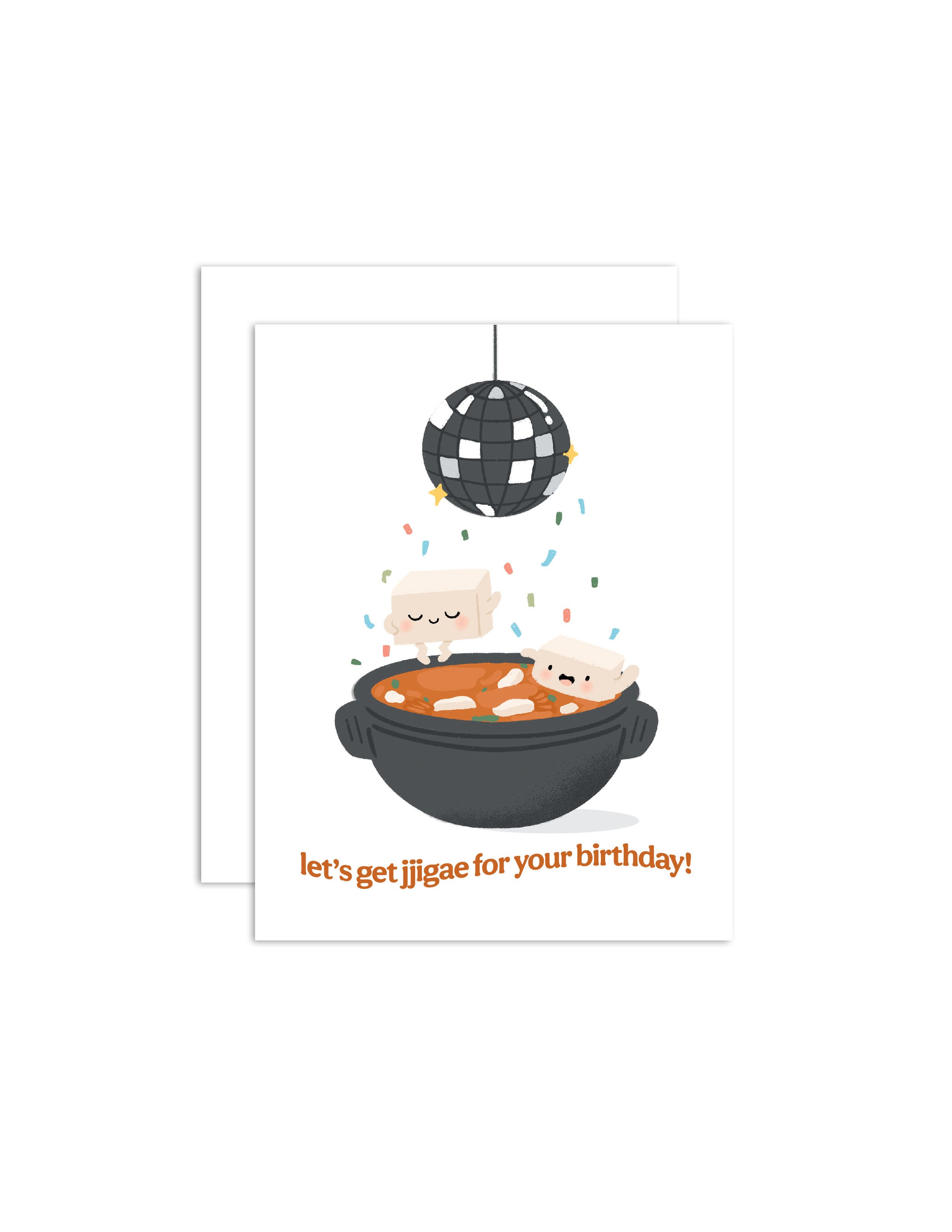 Jjigae Birthday Greeting Card