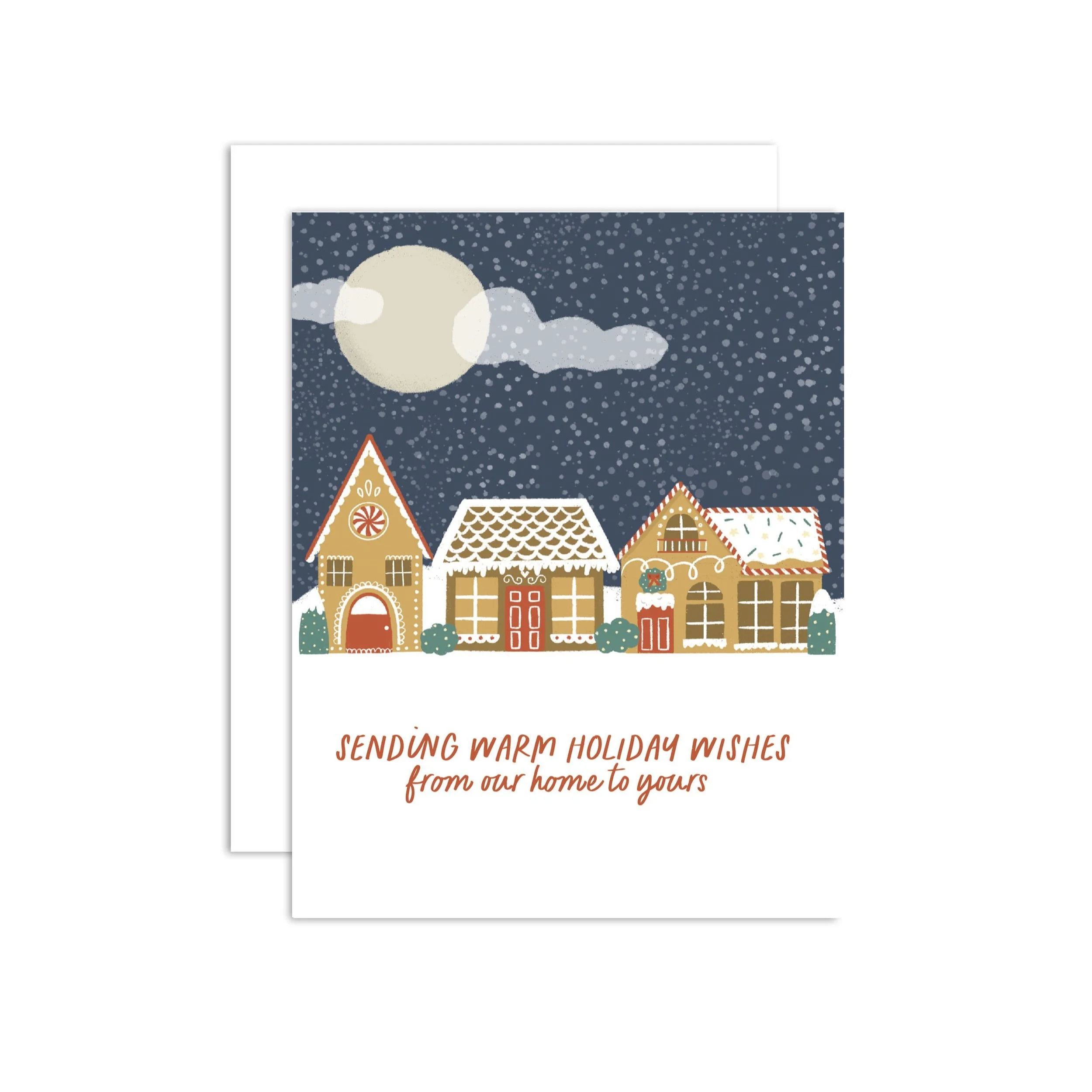 Gingerbread Home Greeting Card