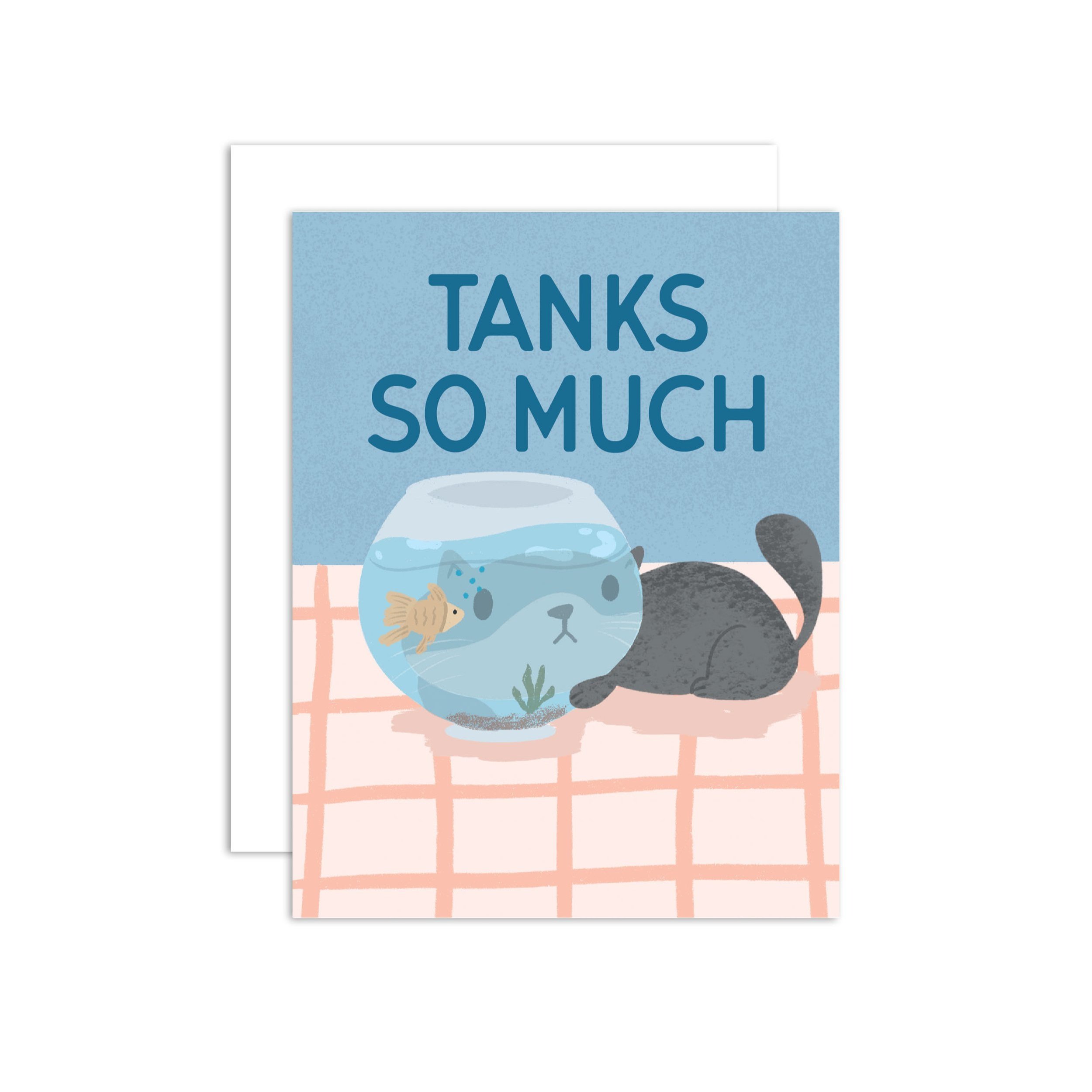 Tanks So Much Greeting Card