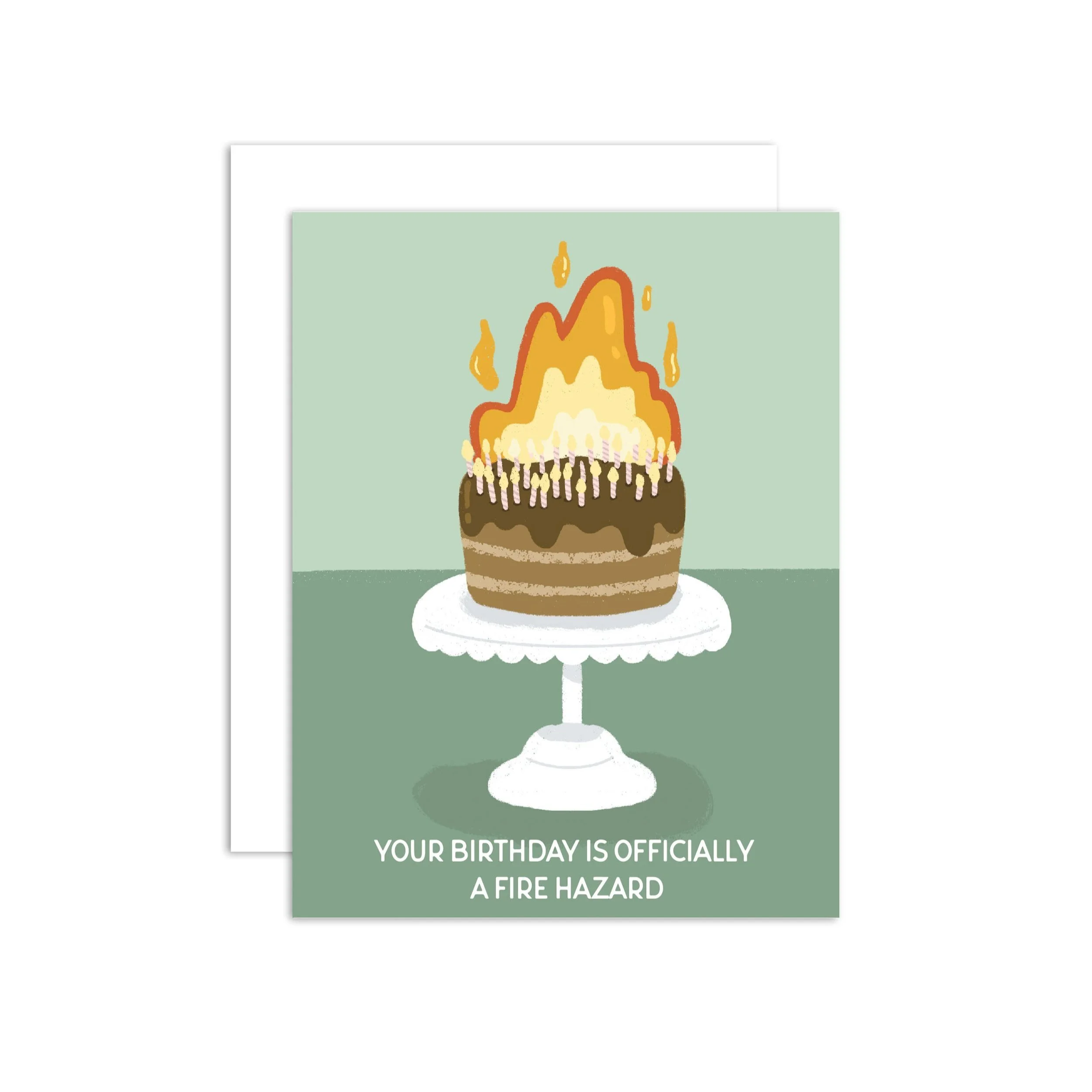 Fire Hazard Birthday Greeting Card