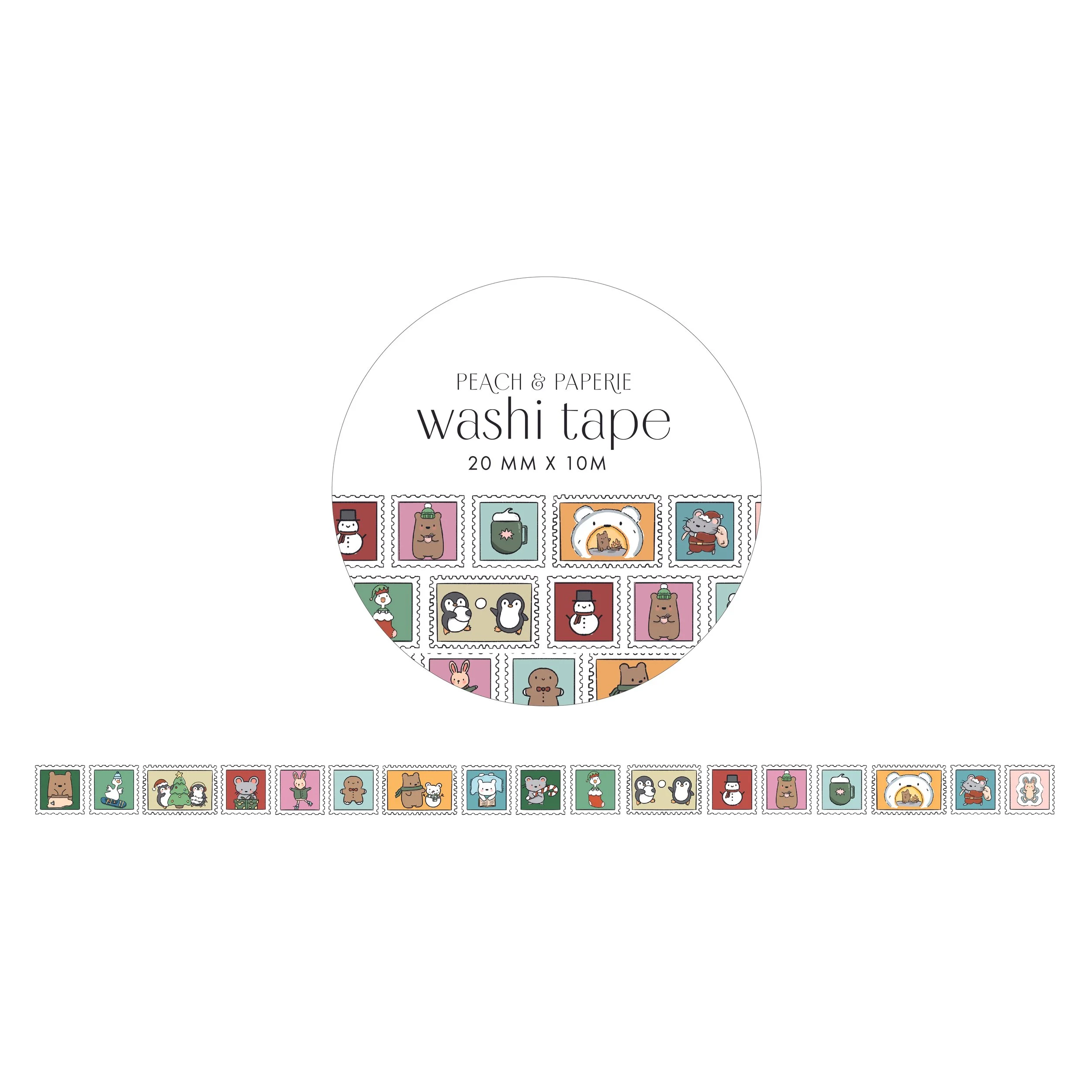 Holiday Greetings Washi Tape