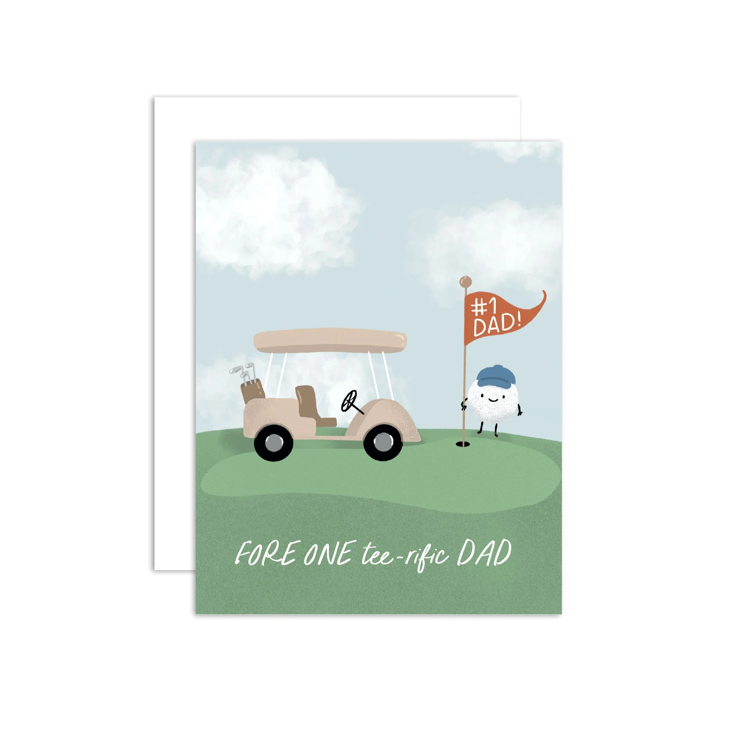 Tee-rific Dad Greeting Card