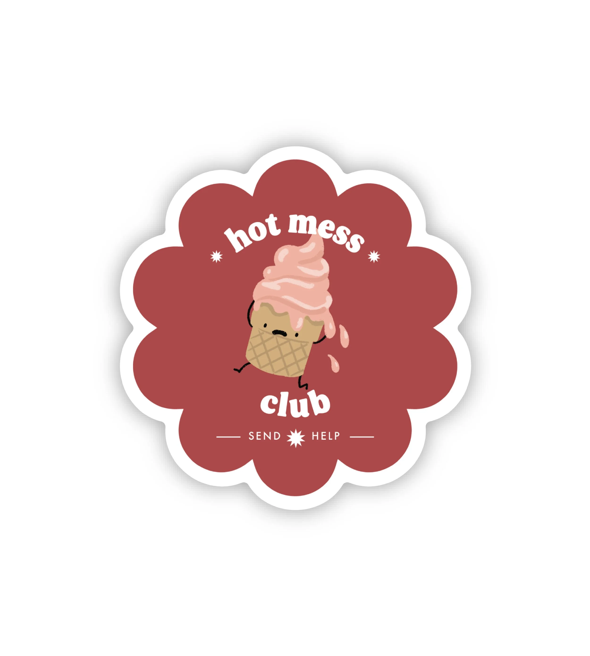 Hot Mess Club Sticker