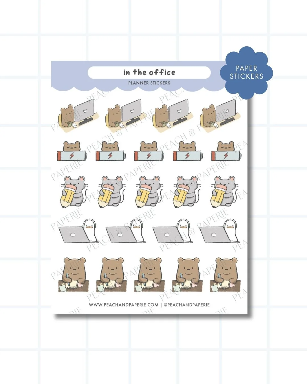 In the Office Planner Stickers