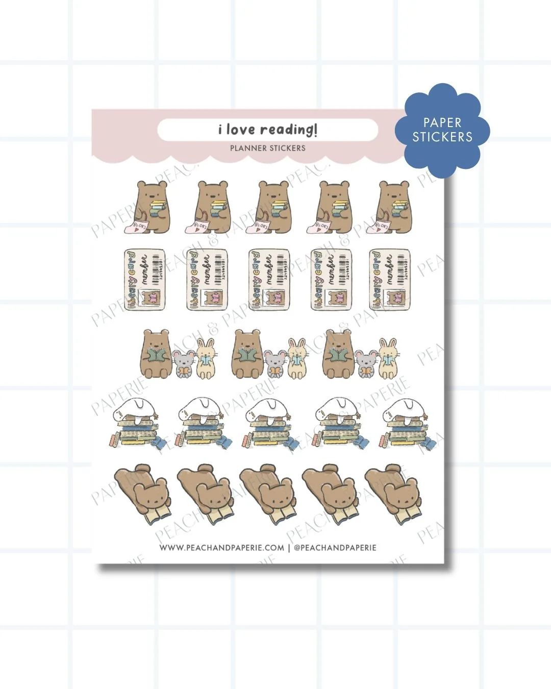 I love Reading Planner Stickers