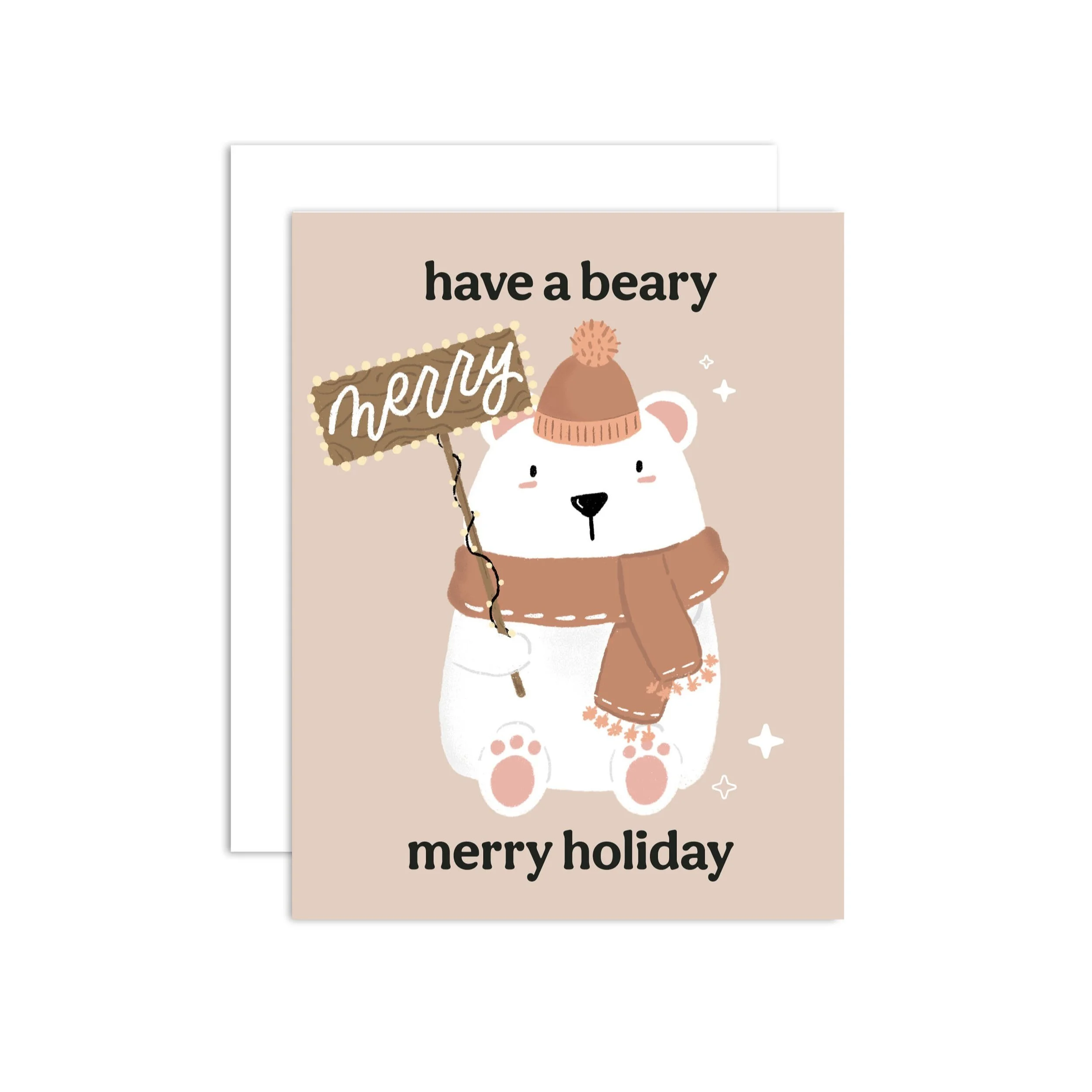 Beary Merry Greeting Card