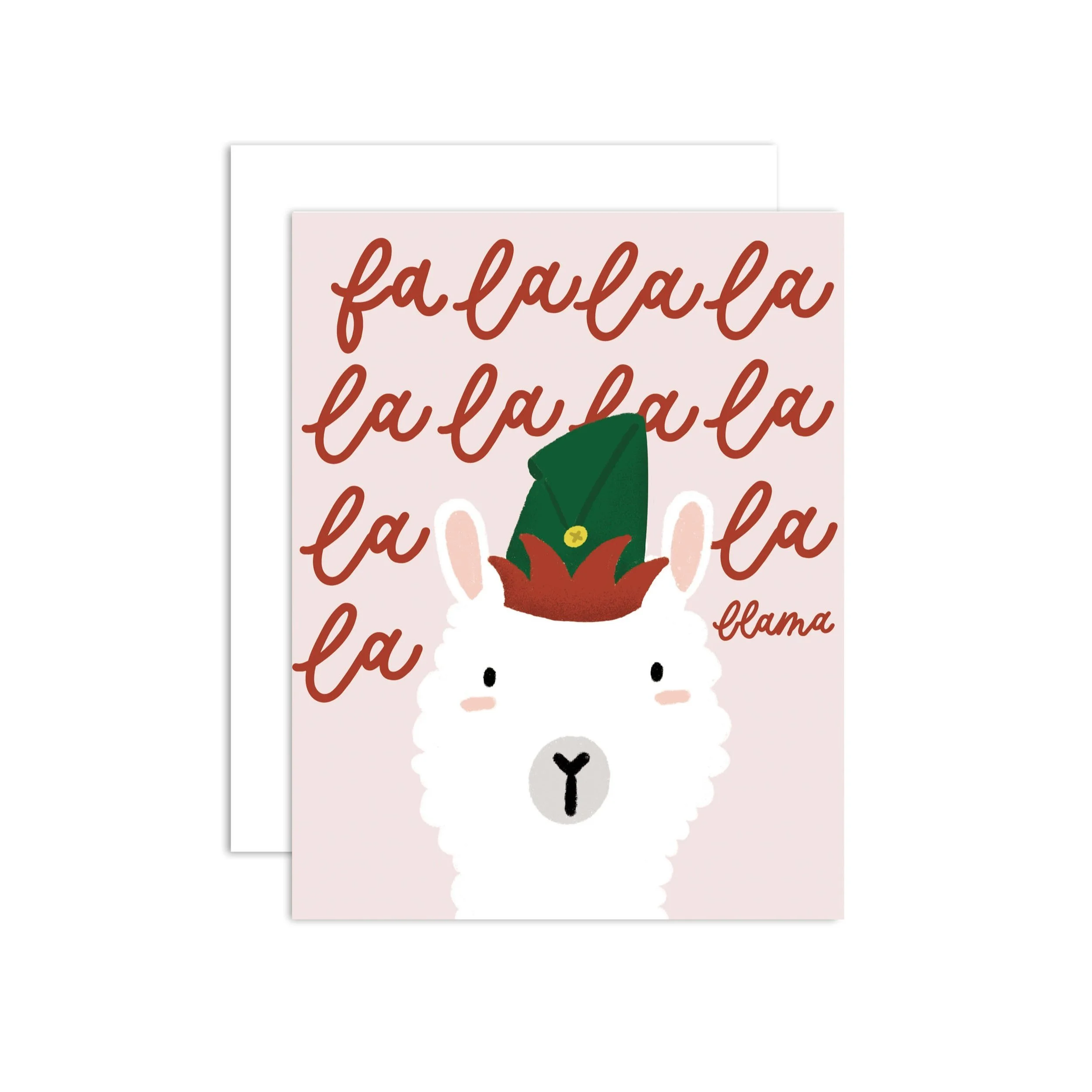 Fa La La Llama Greeting Card