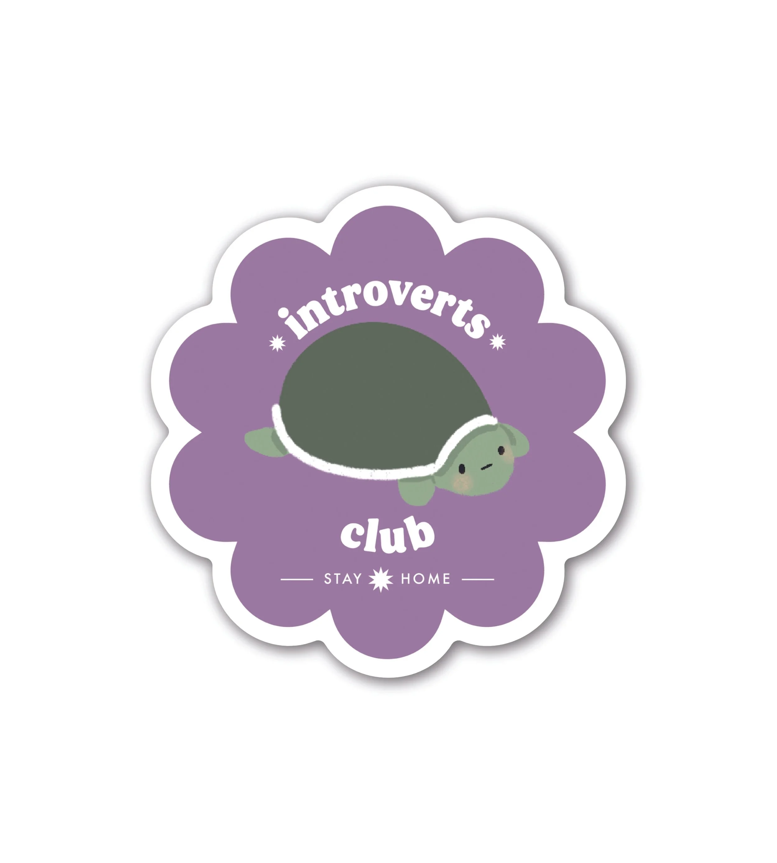 Introverts Club Sticker