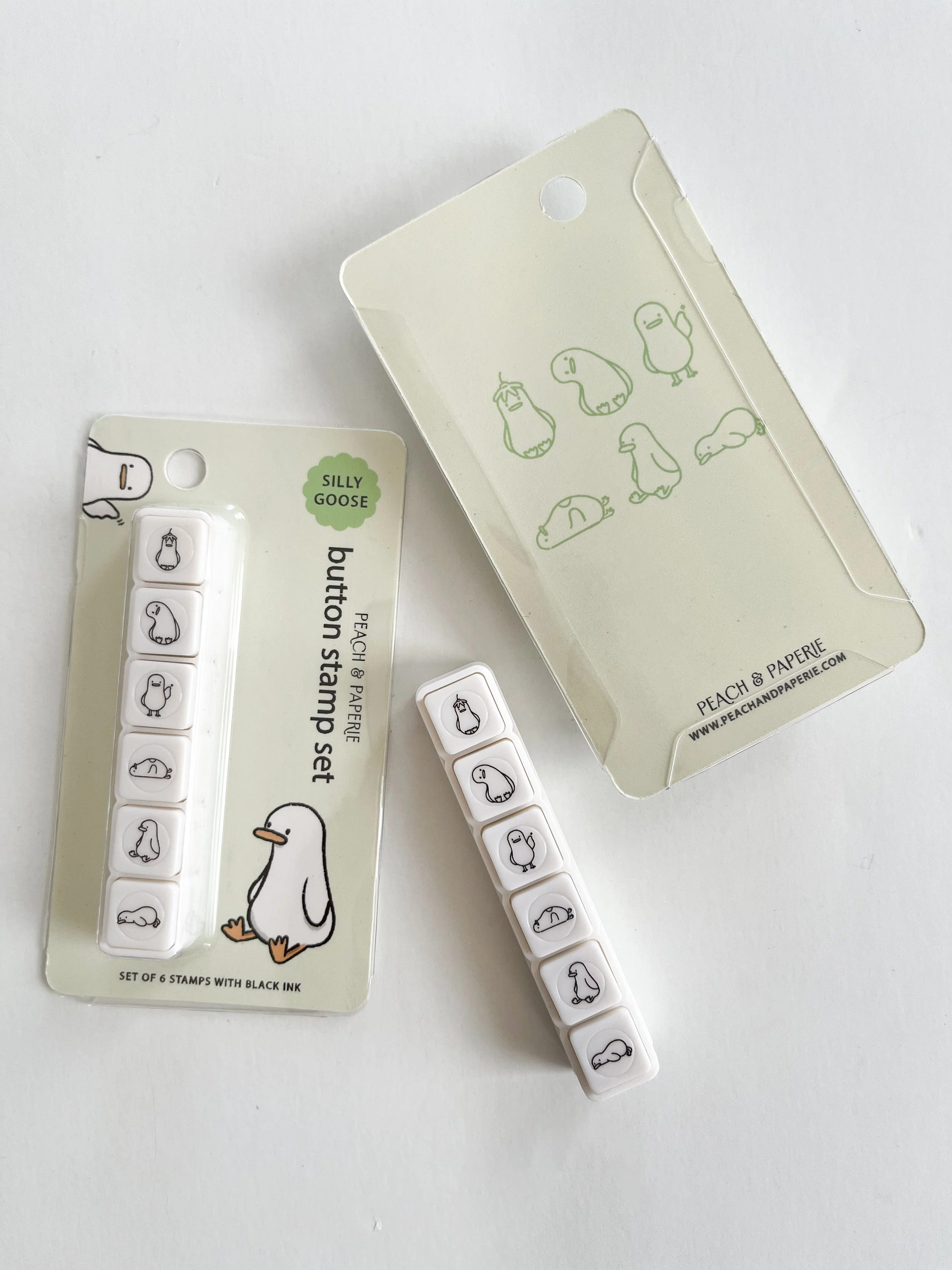 Silly Goose Button Stamps