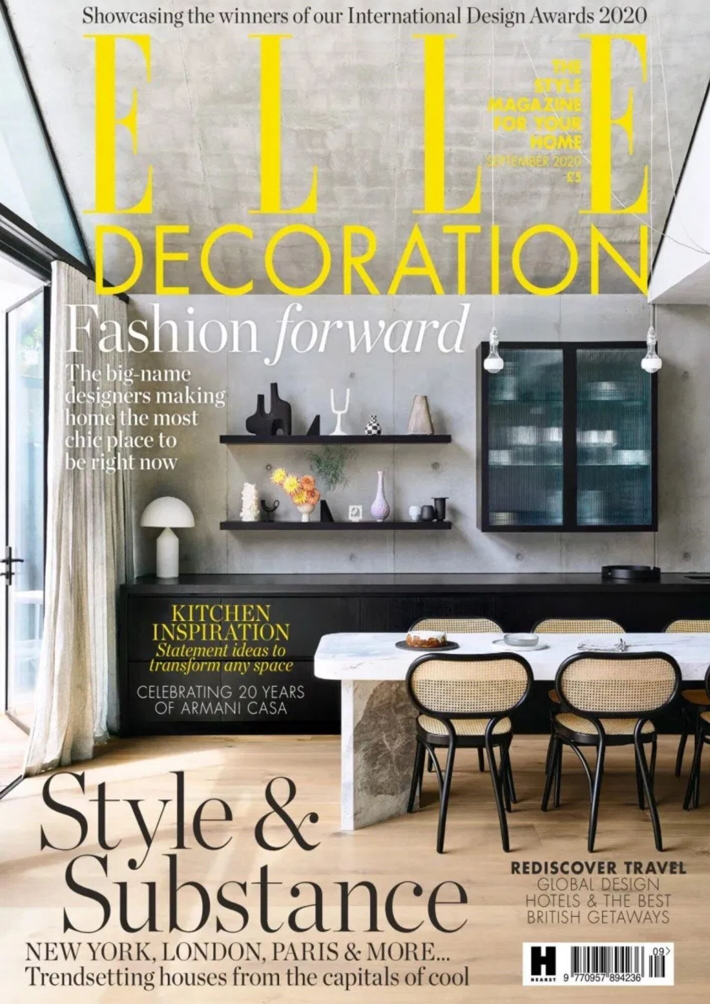 STYLING BY ROOM ON FIRE FOR KENNON+ FEATURED ON THE SEPTEMBER COVER OF ELLE  DECORATION UK — ROOM ON FIRE