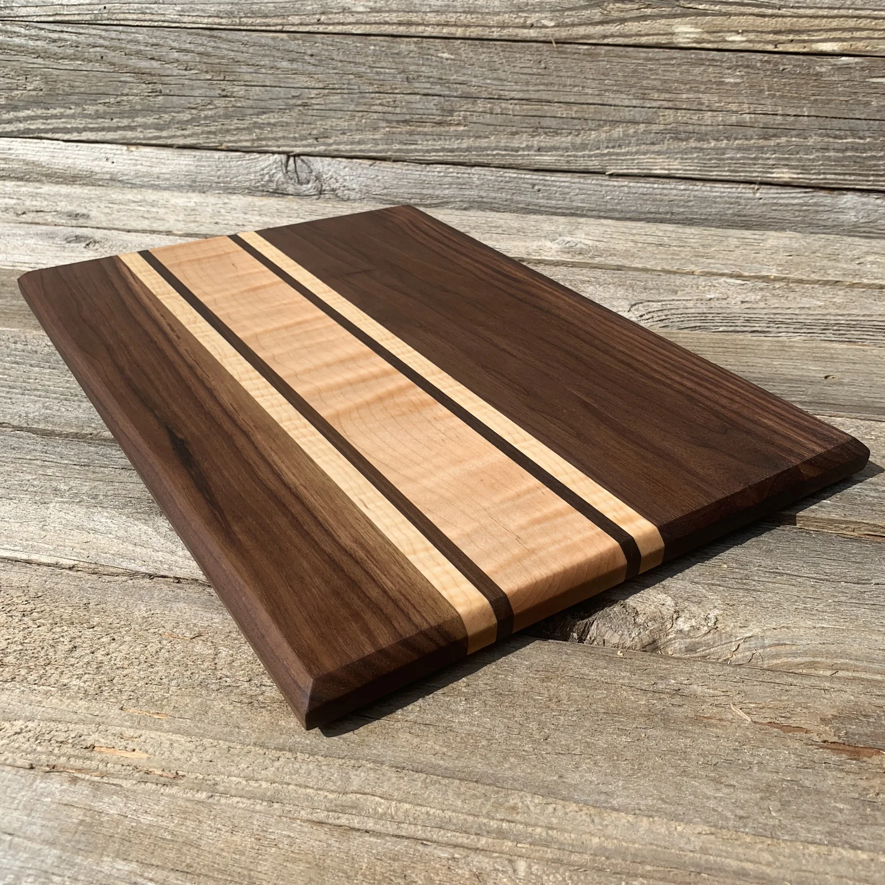 Curly Maple and Walnut Board