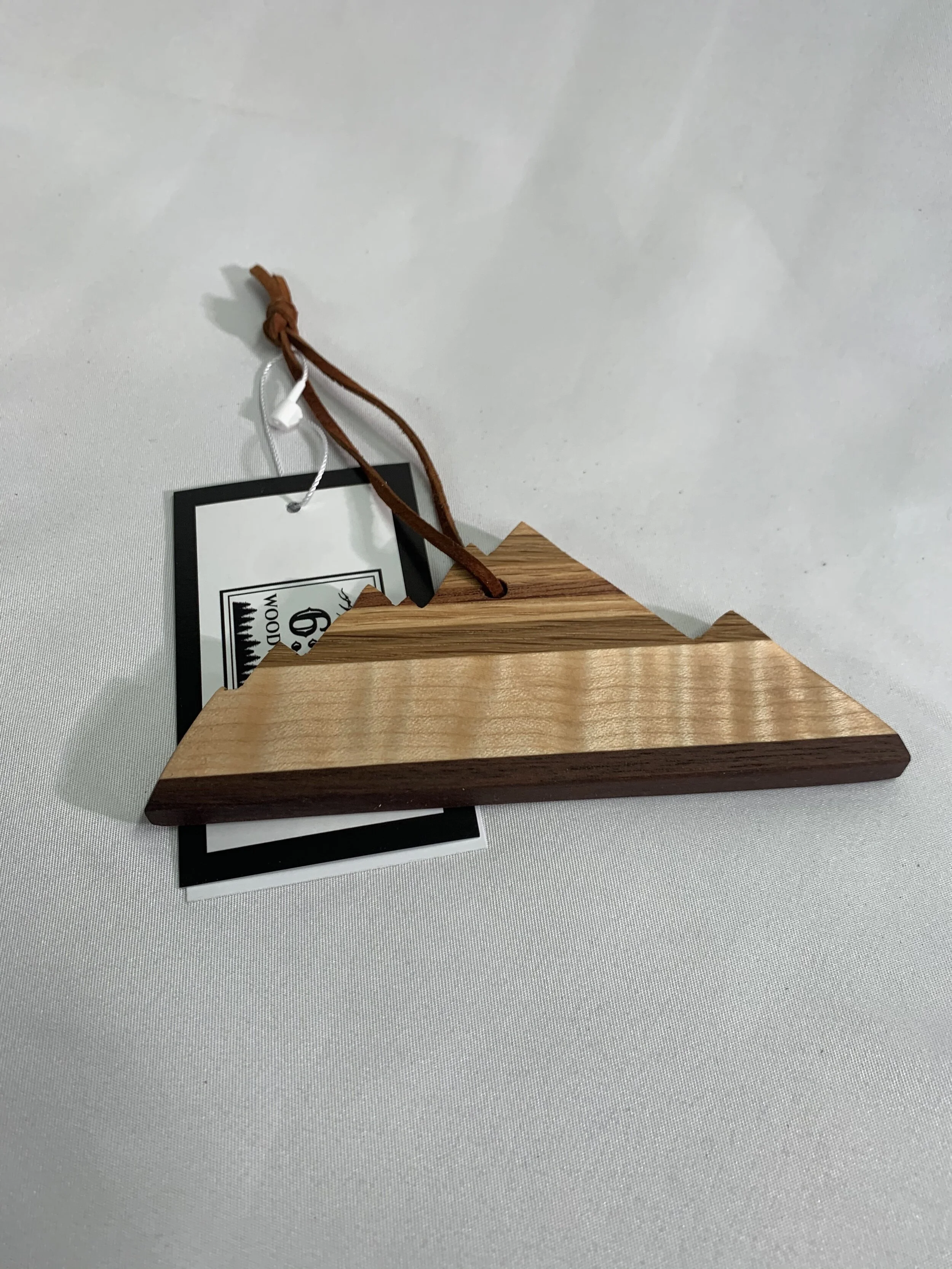 Hardwood Ornament-Mountain