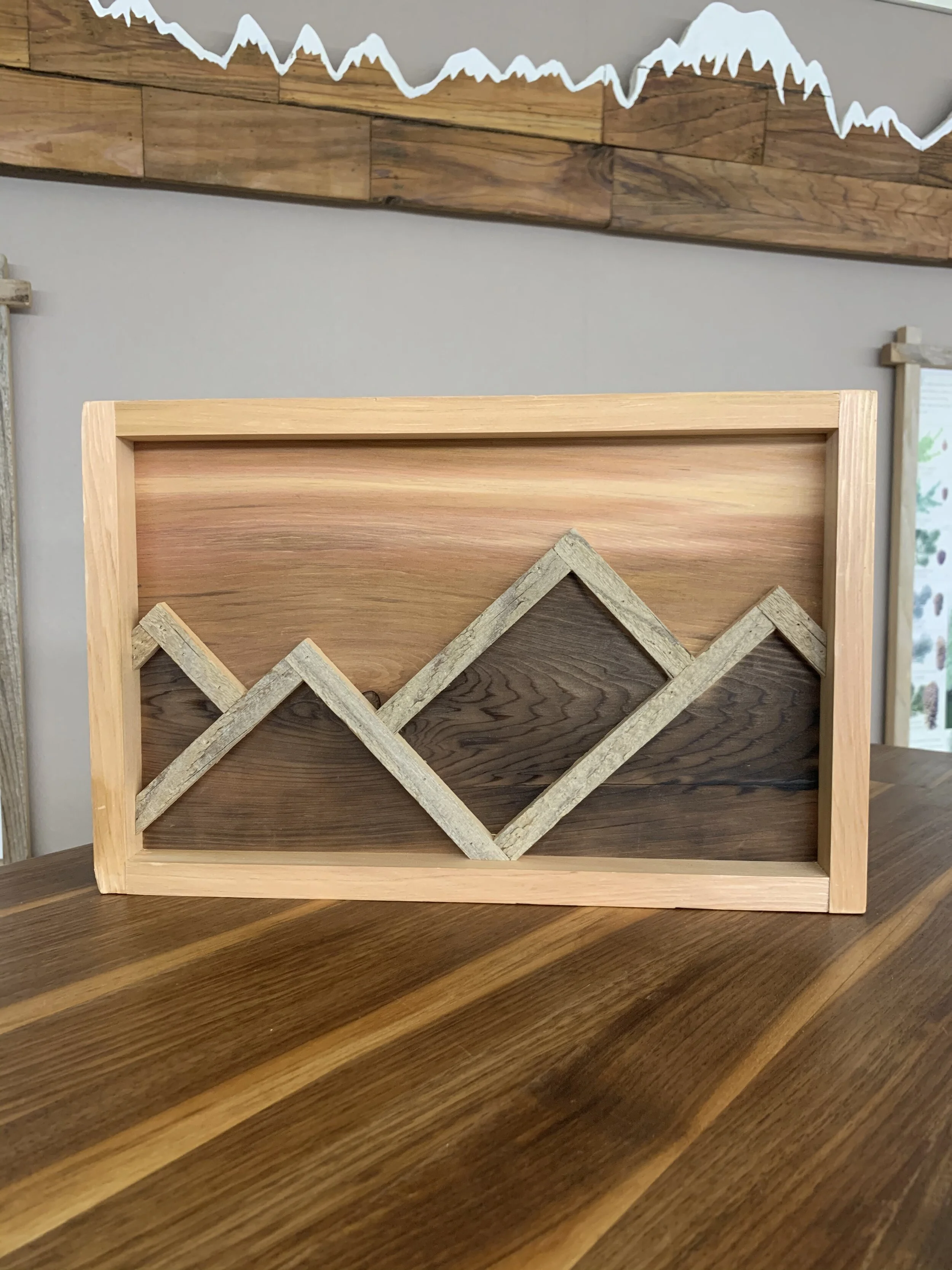 Rustic Mountain Art