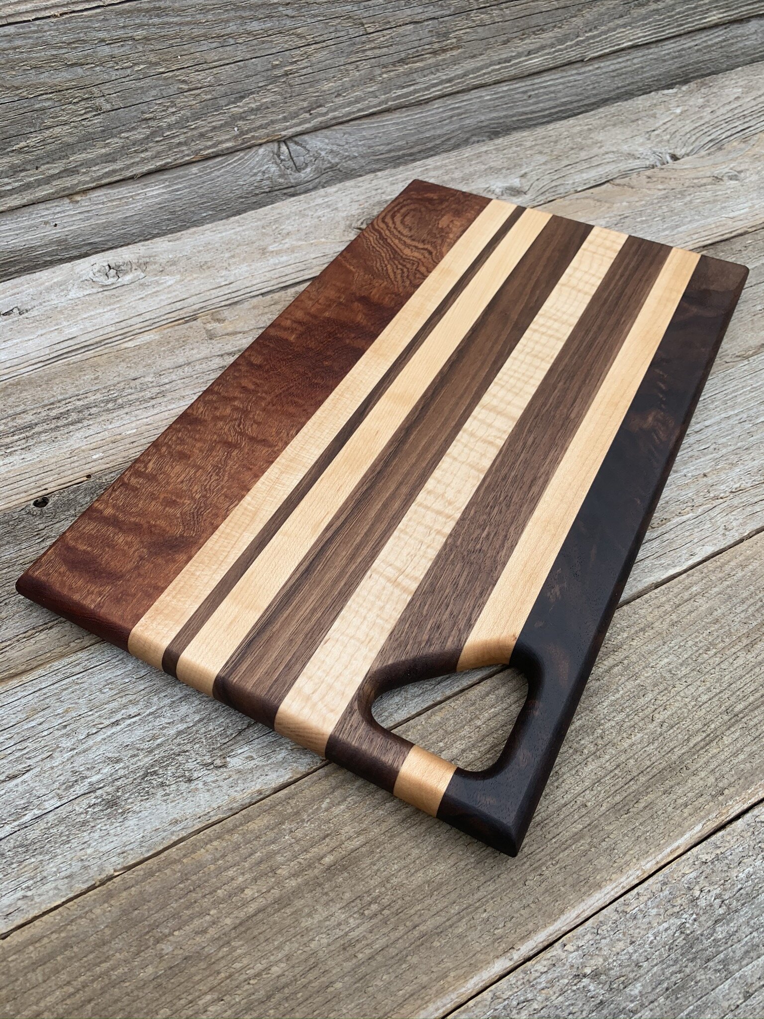 Triangle Finger Grip Cheese Board/ Cutting Board