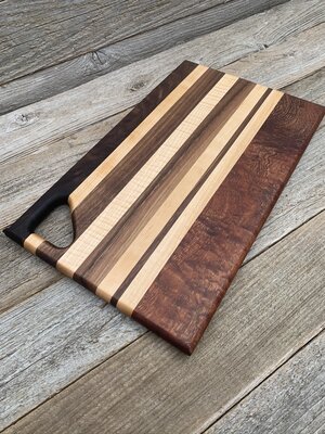 Triangle Finger Grip Cheese Board/ Cutting Board — Six Eight Woodworks