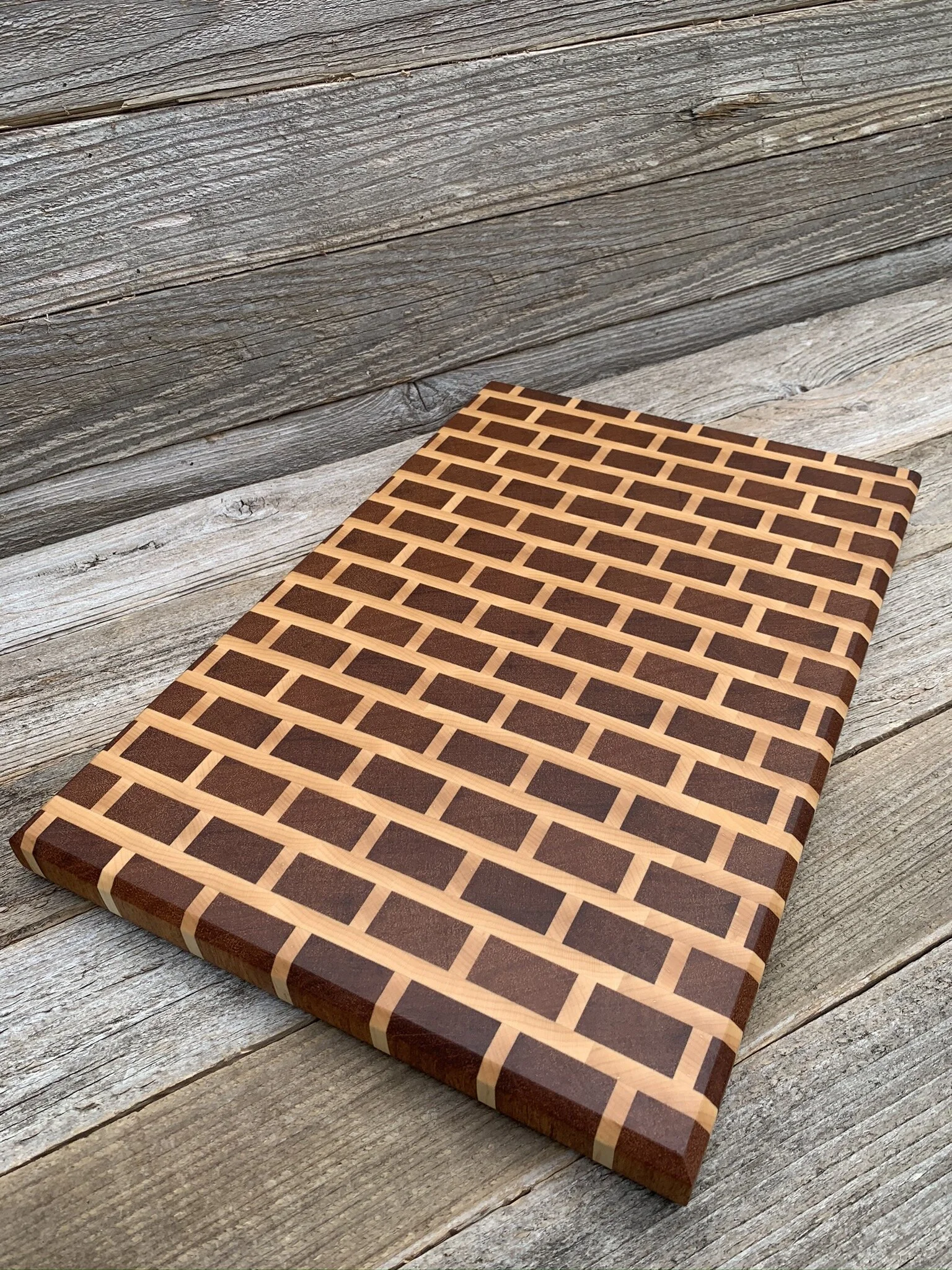 EndGrain Brick Cutting Board — Six Eight Woodworks