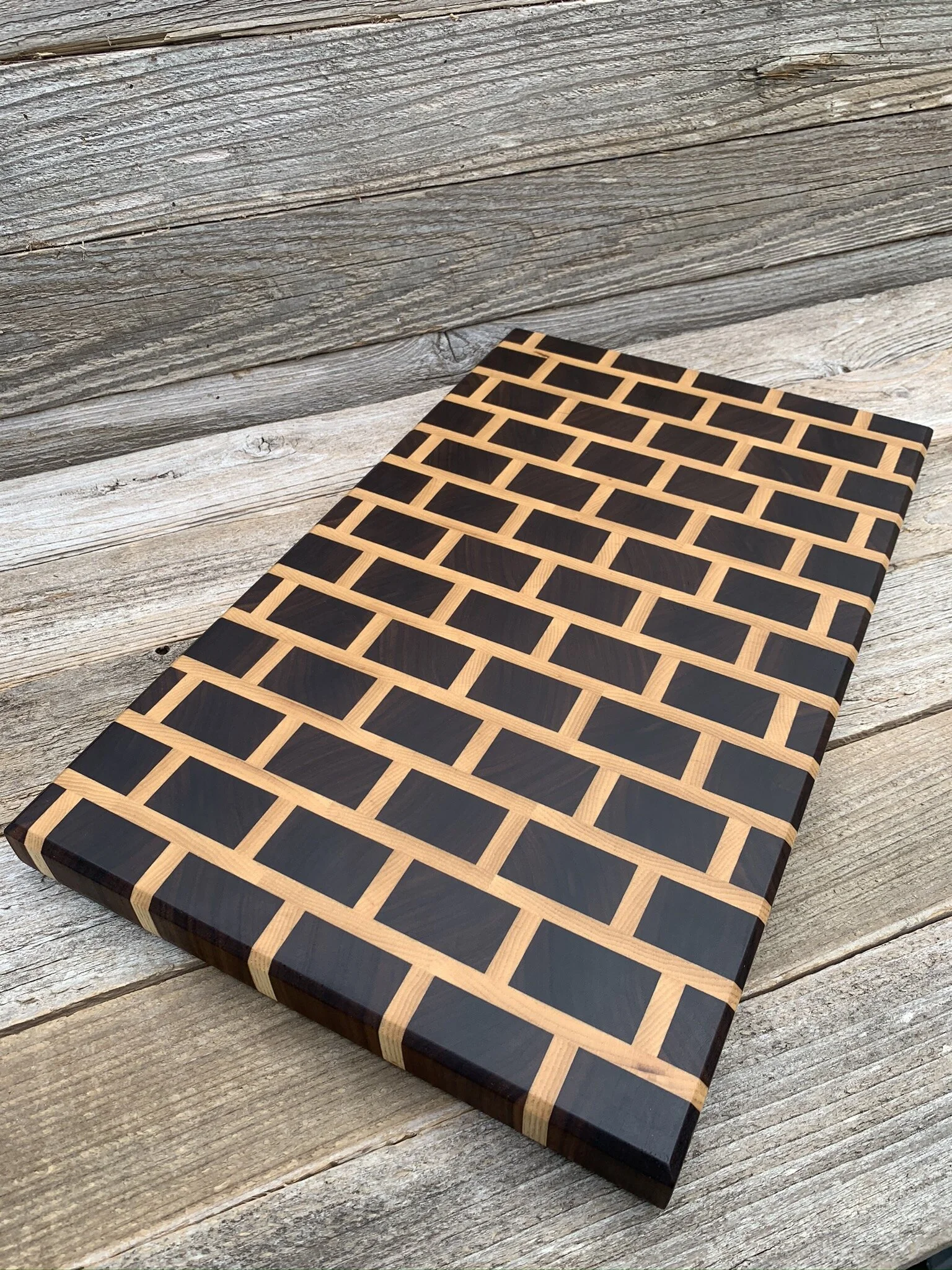 EndGrain Brick Cutting Board — Six Eight Woodworks