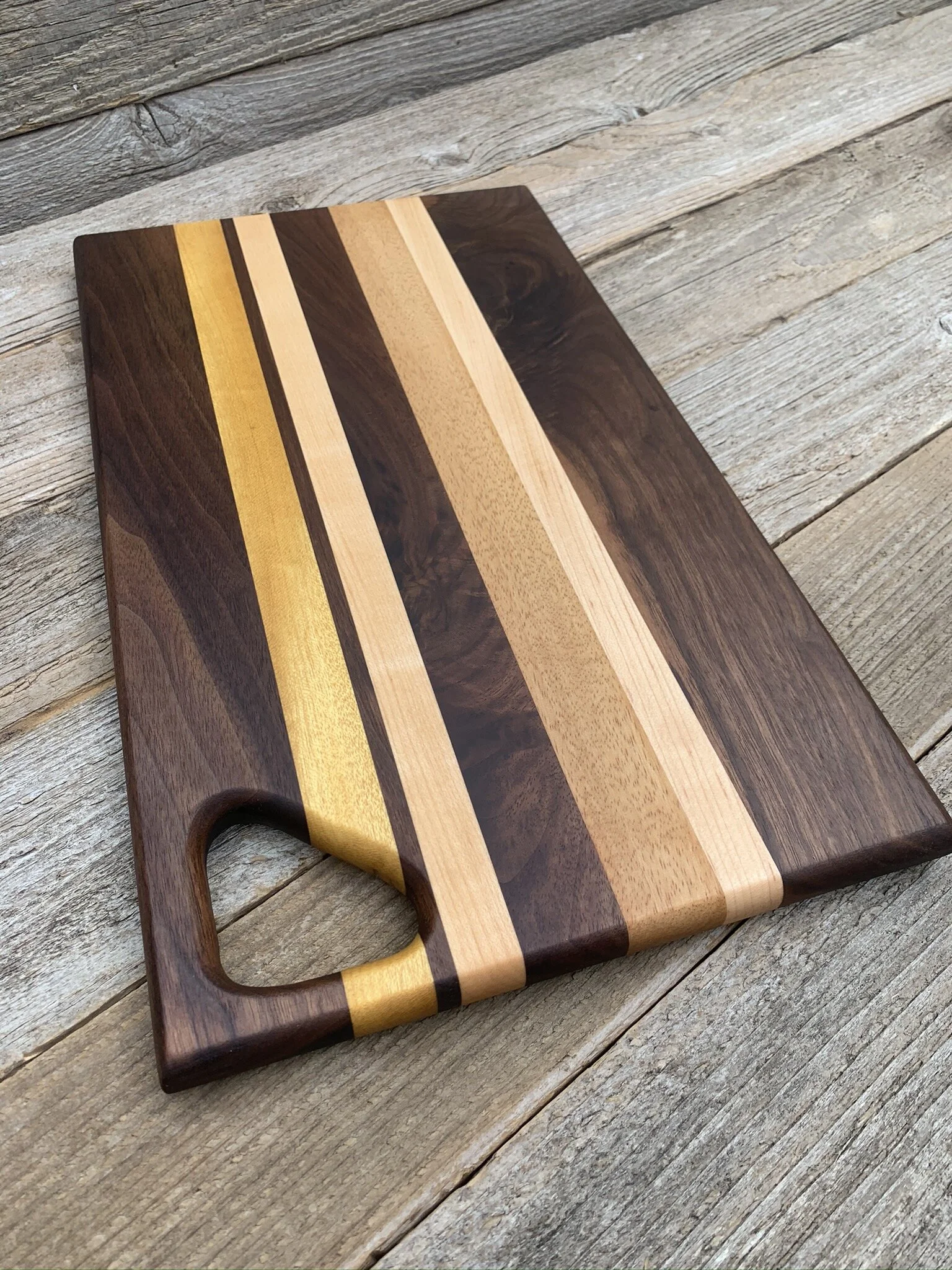 Triangle Finger Grip Cheese Board/ Cutting Board