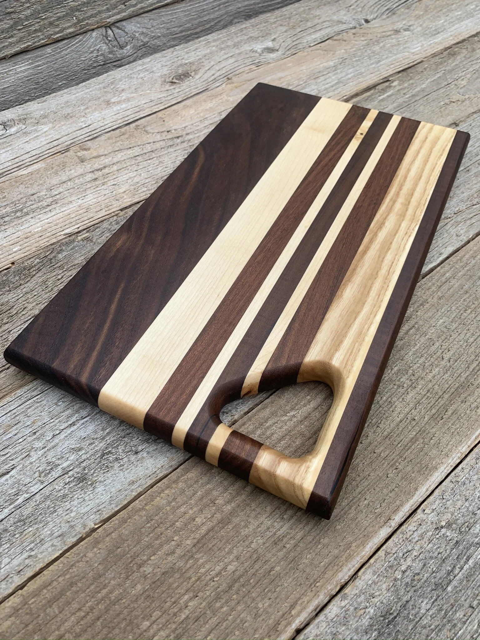 Triangle Finger Grip Cheese Board/ Cutting Board 