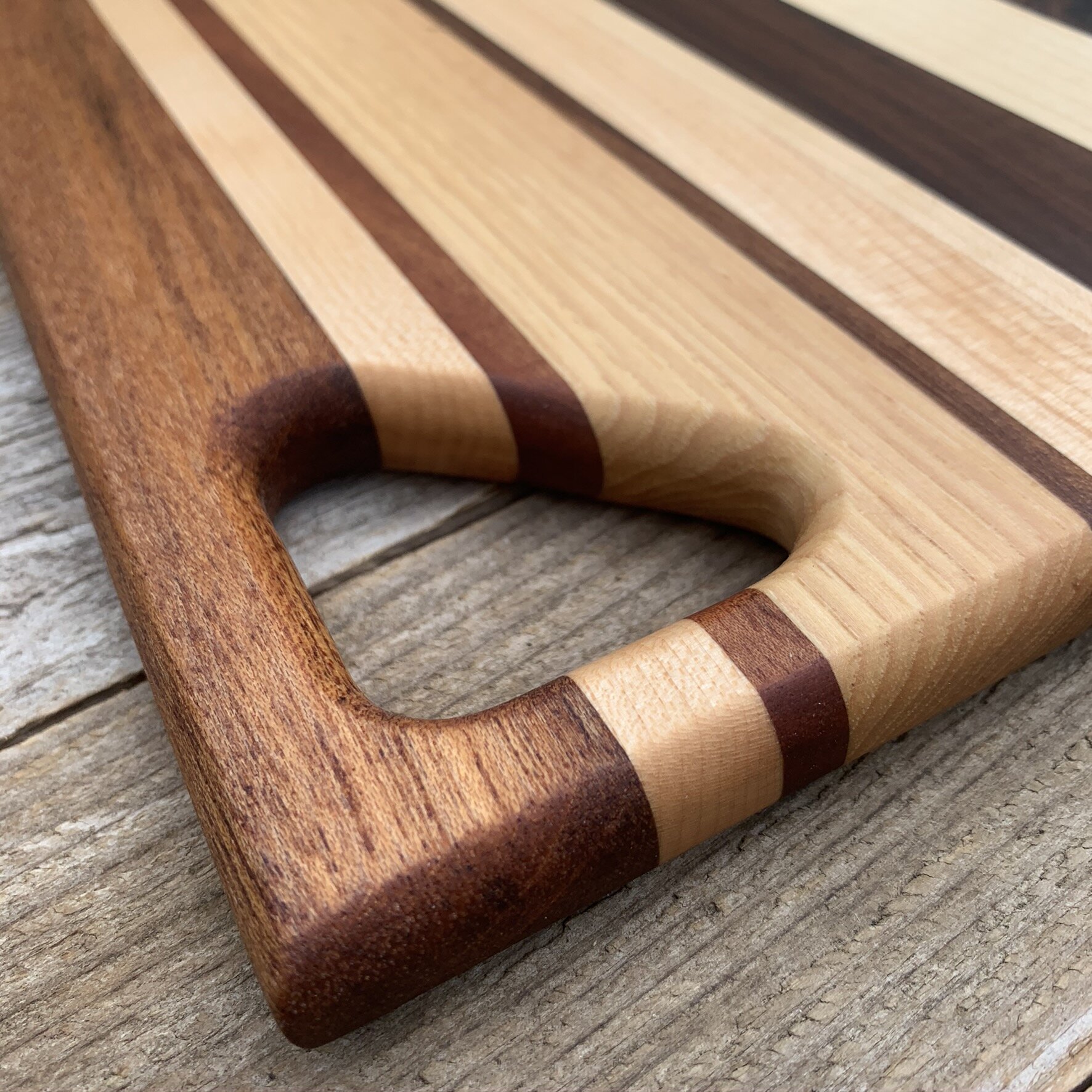 Triangle Finger Grip Cheese Board/ Cutting Board
