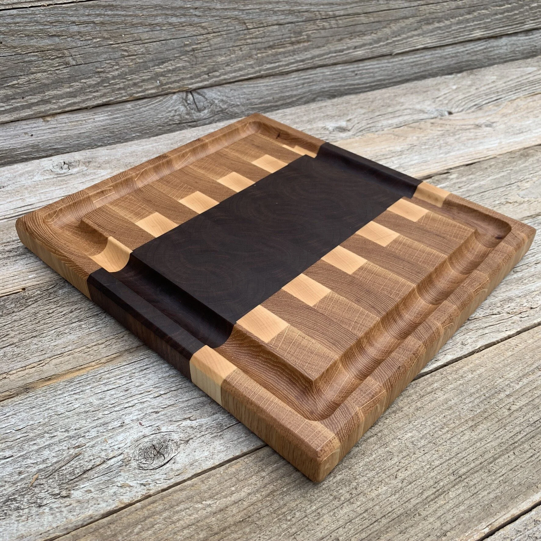 End-Grain Cutting Board with Juice Groove