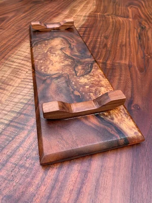Sushi Set- Claro Walnut & Copper Epoxy — Six Eight Woodworks