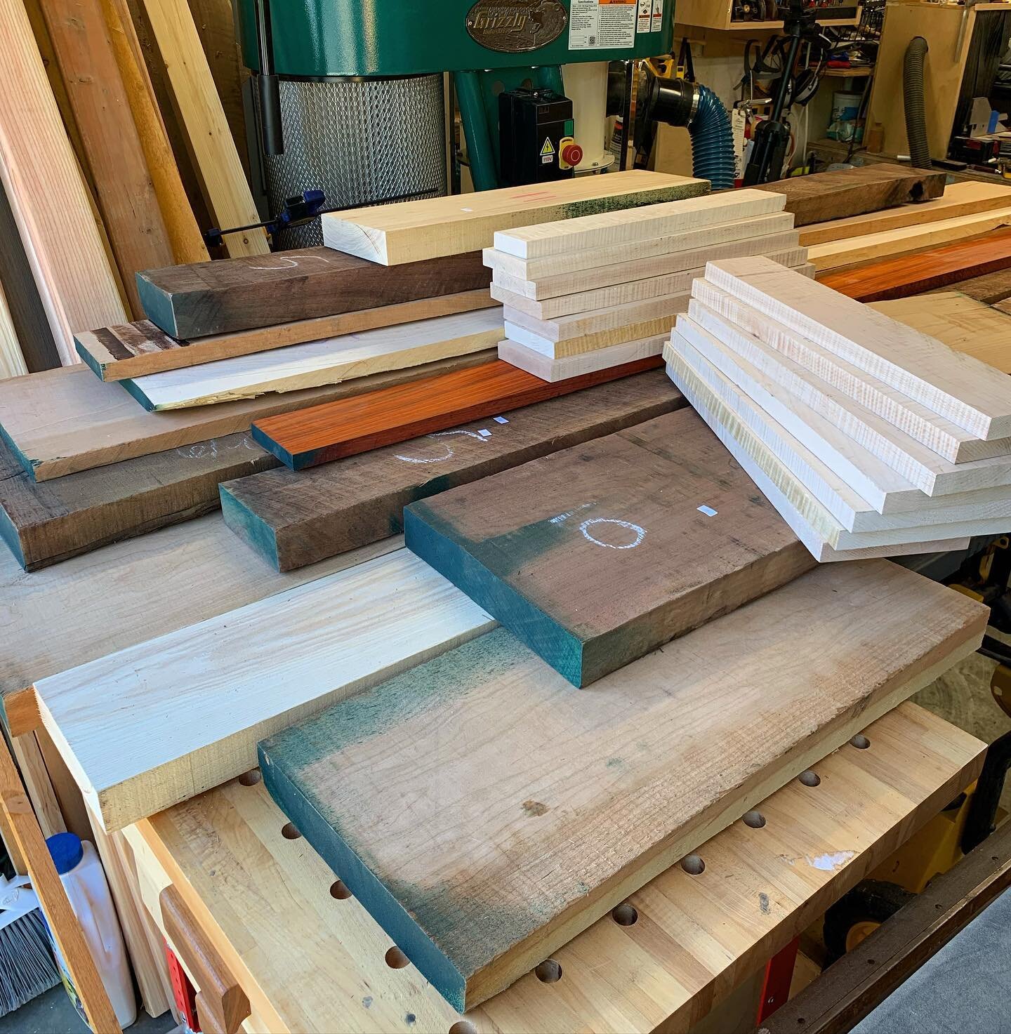 Needed to make a lumber run for some 8/4 stock. Ended up getting just over 100 BF of hardwood goodness. Now it&rsquo;s milling time!