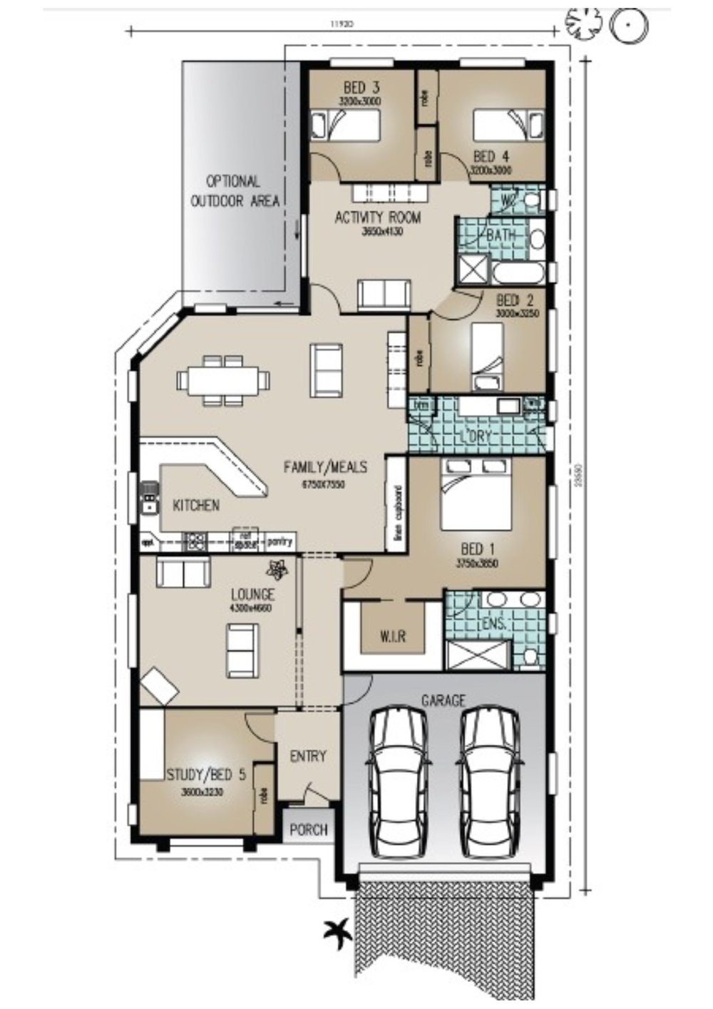 5 Bedroom Home Plans Richard Adams Homes