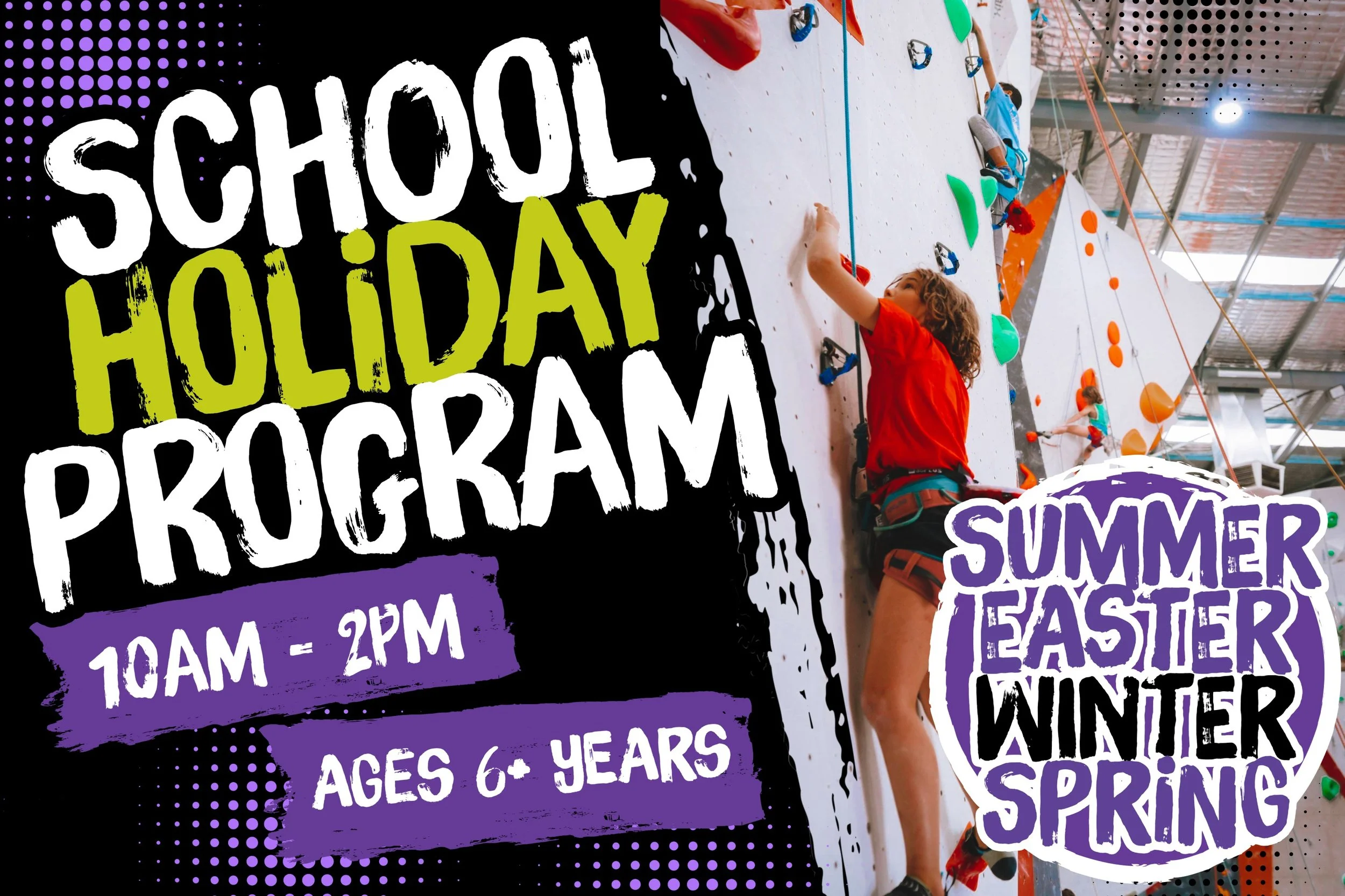 Winter Holiday Program – Kids Climbing Sessions