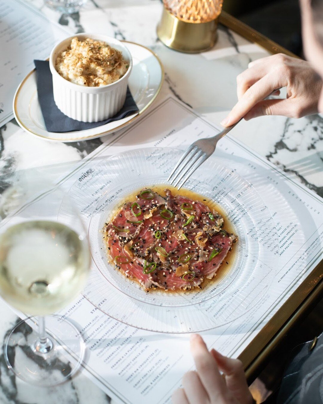 The Wagyu Beef Tataki is as flavourful as starters come. 

Available Exclusively at Business Bayi 🍽

#TheMAINE #TheMAINEDXB #oysterbar #TheMaineBusinessBay #dubaifoodies #TheMAINEOysterBar #dubairestaurants #mydubai #TheMAINEStudioCity