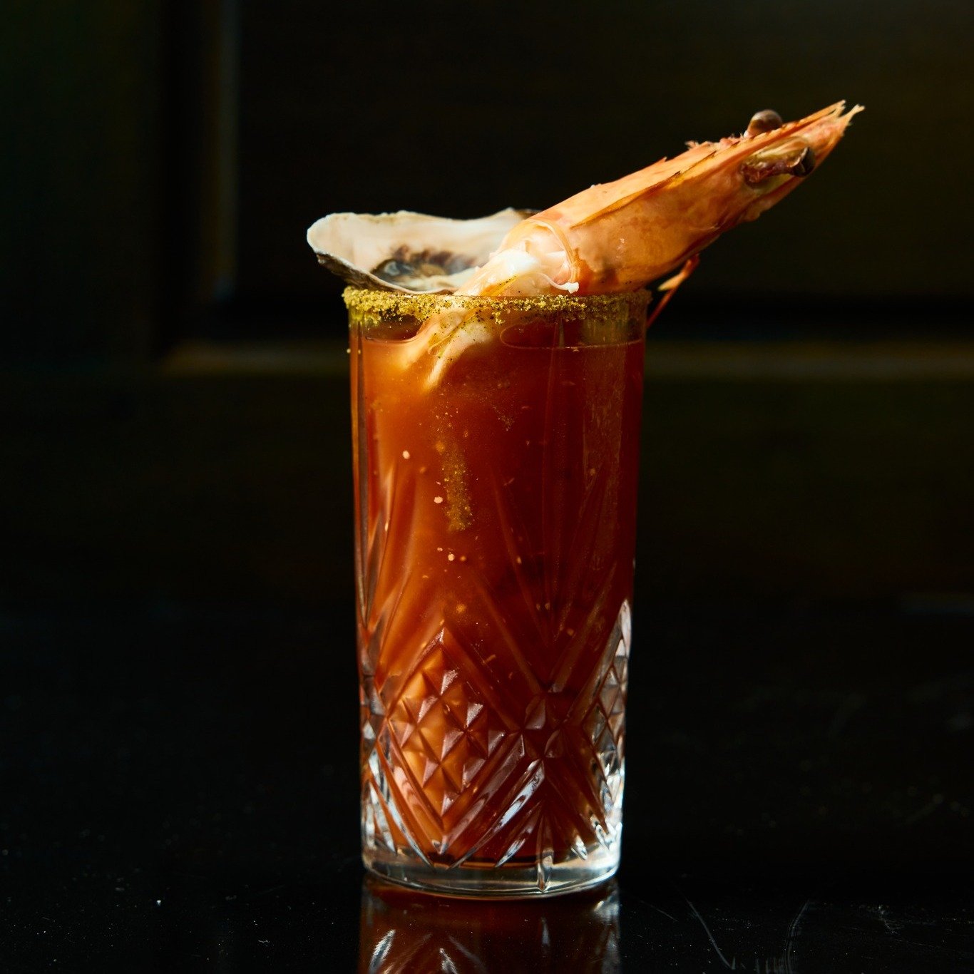 Bloody Shell, what a drink! It&rsquo;s Mary&rsquo;s wild sister with a clam chowder twist.

 #TheMaine #themainedxb #themainedubai #bloodymary