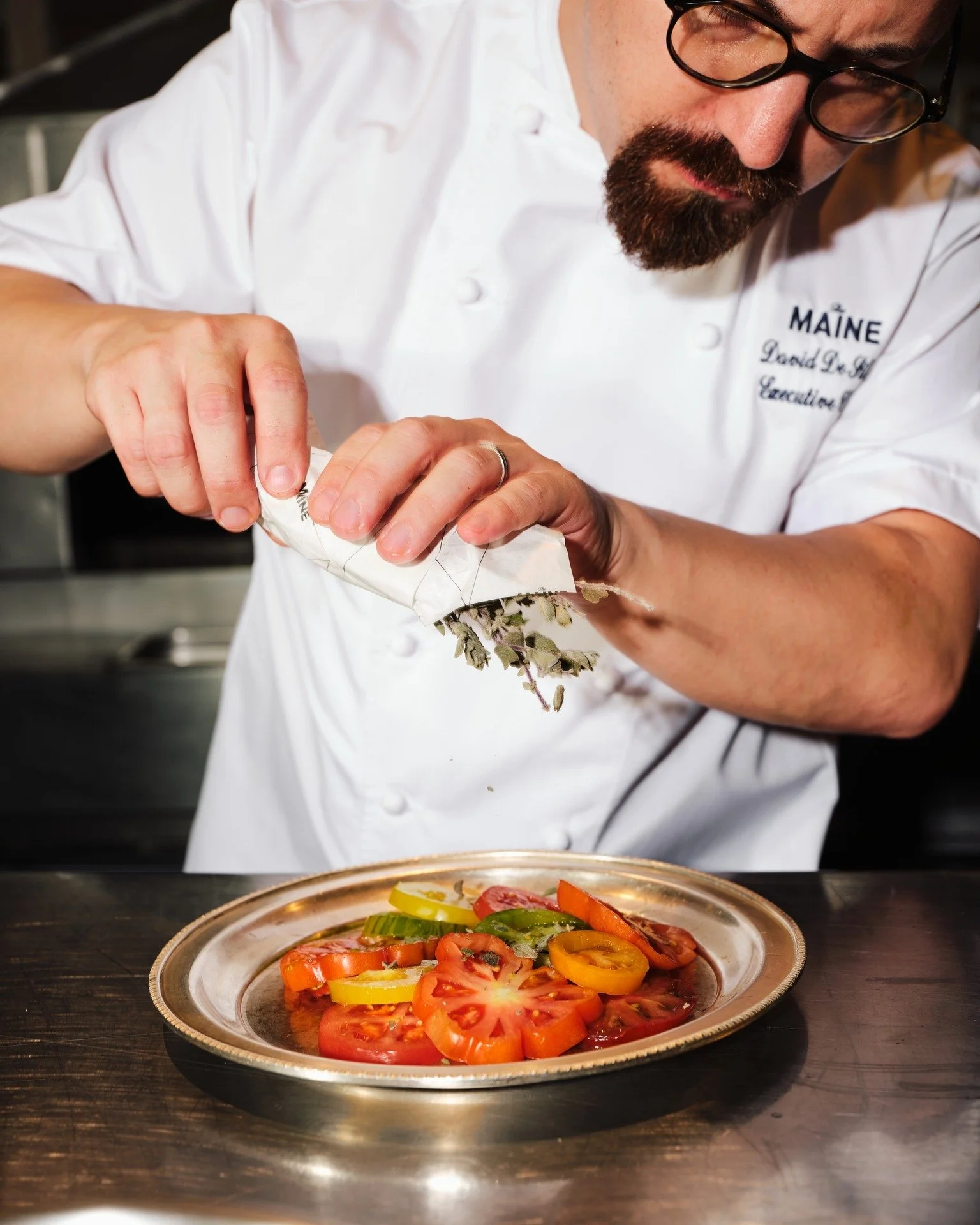 Chef David in action 👨&zwj;🍳✨ #BERENJAKxTHEMAINE