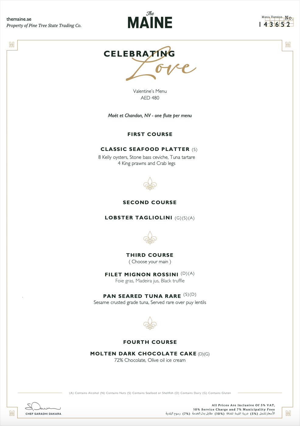 The MAINE Oyster Bar & Grill JBR Dubai