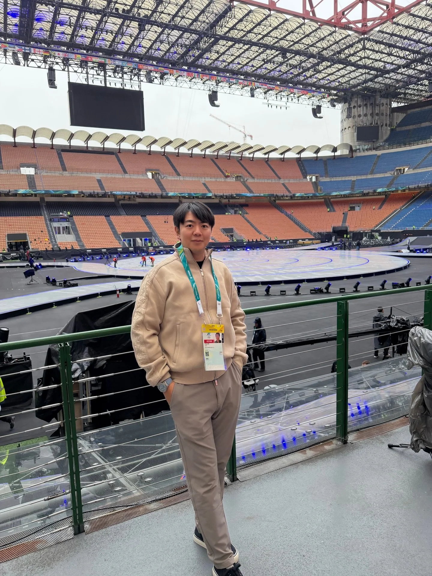 I am pleased to be here in Milan, getting ready to perform at the opening ceremony of @milanocortina2026! 
You can now join my broadcast channel, where I&rsquo;ll be sharing exclusive updates! 🎶