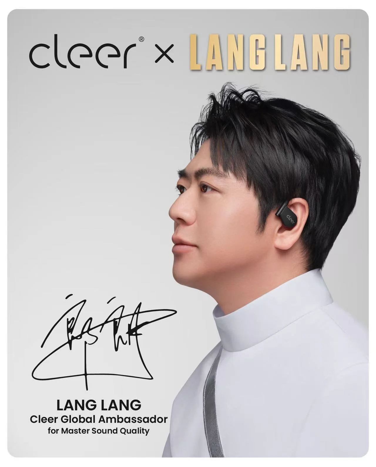 Excited to partner with @cleersound as their Global Brand Ambassador for Master Sound Quality. 
Music is meant to be experienced with depth, emotion, and clarity. I&rsquo;m excited to work with Cleer to bring listeners closer to the true beauty of so