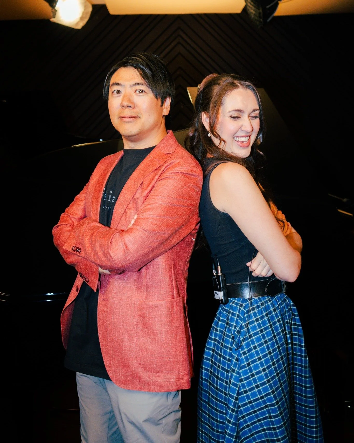 I had a brilliant time with @embeihold, performing together, and discussing our love for the piano! Here are some fun moments we shared on camera. What has been your favourite moment so far? ☺️