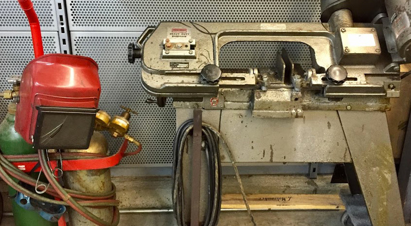 GAS TORCH AND BAND SAW