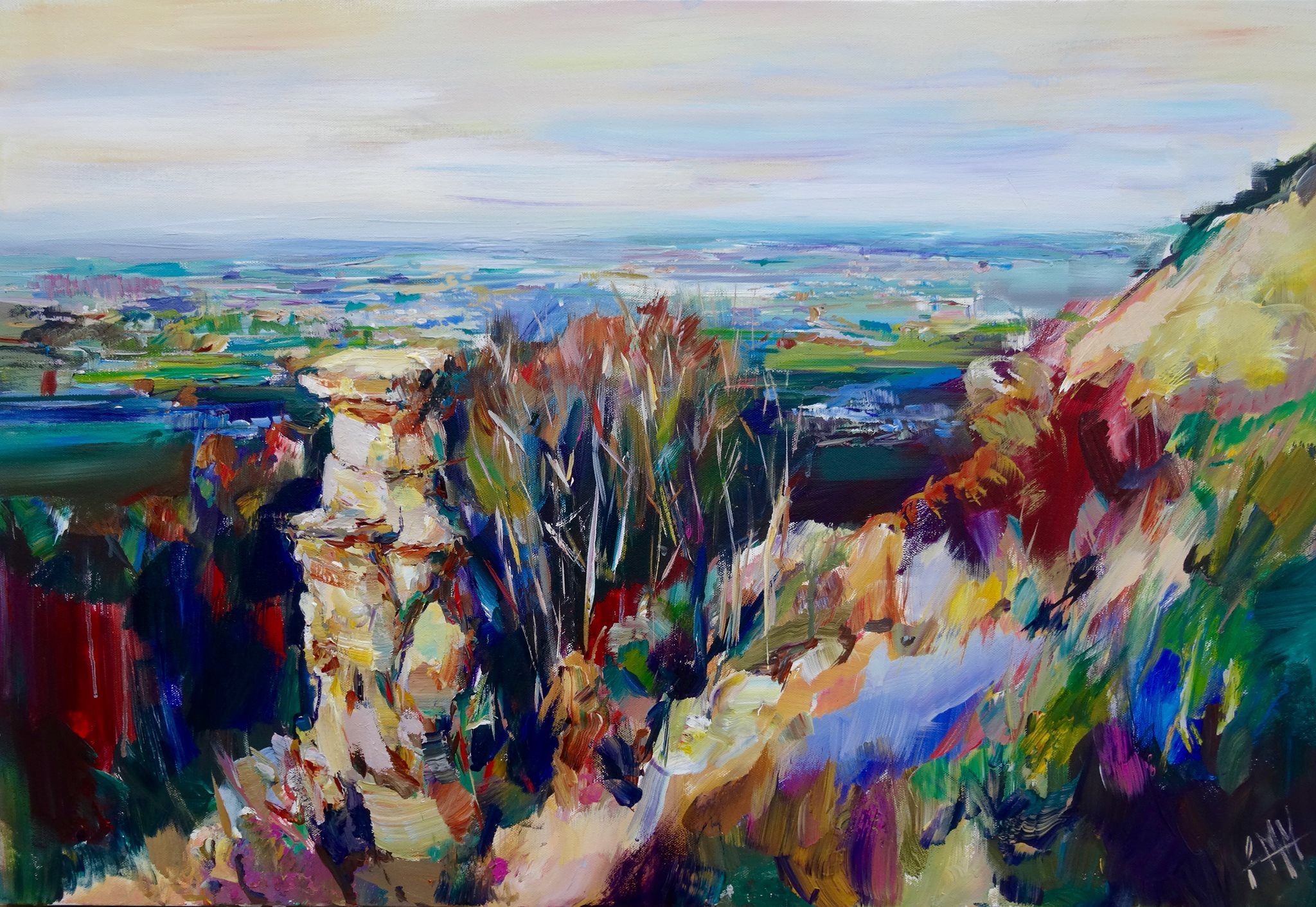 The Devil's Chimney, acrylic on canvas