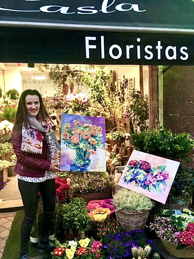 Paintings commissioned by Casla Floristas