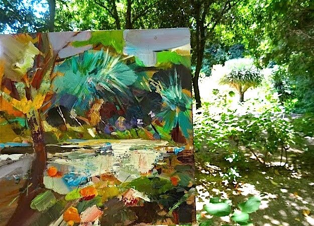 Demo at the Botanical Gardens