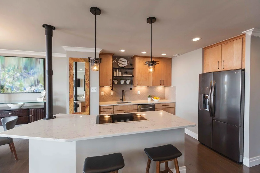 Kitchen Remodel- Warm Modern Meets Sophisticated Industrial ...