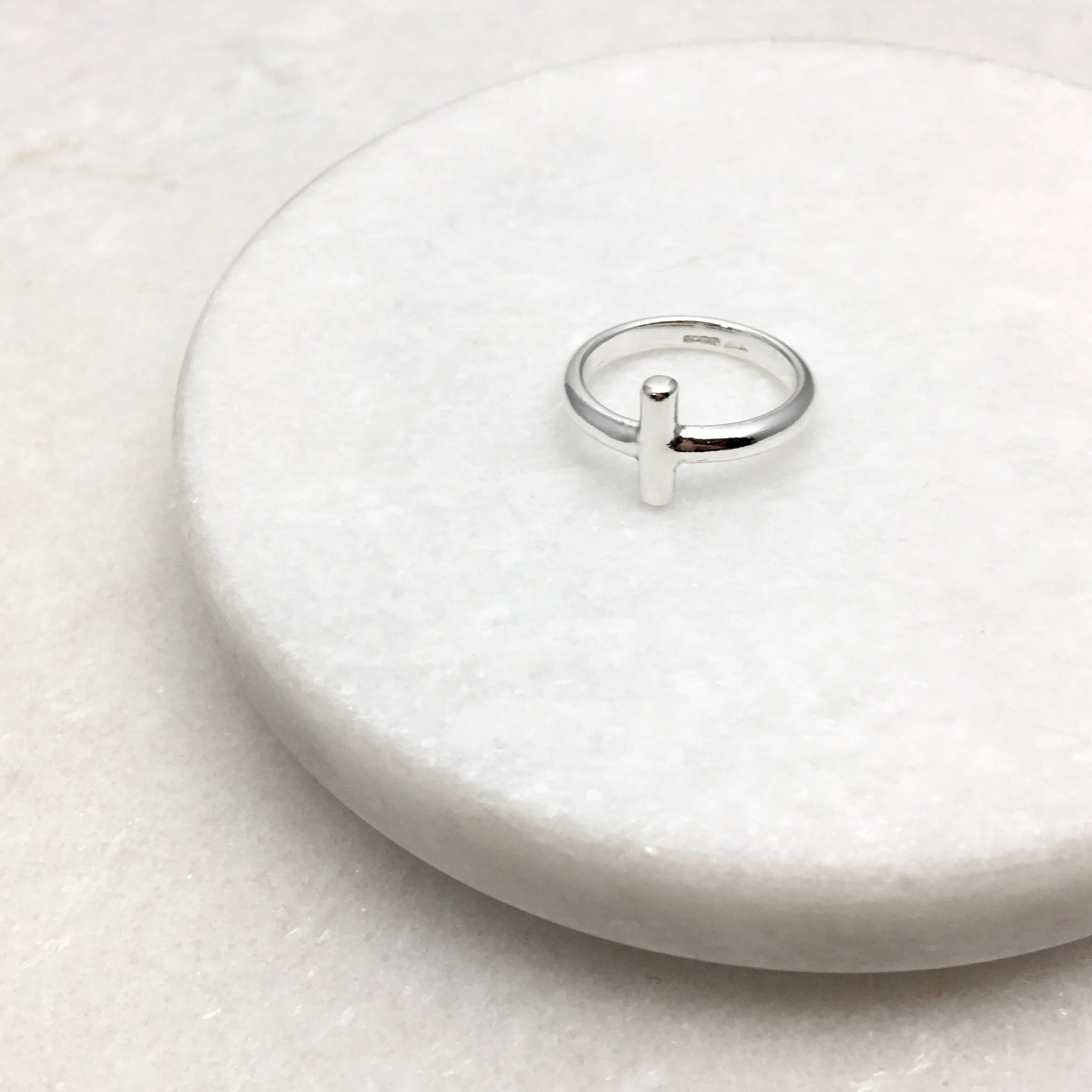 Silver Bar Ring