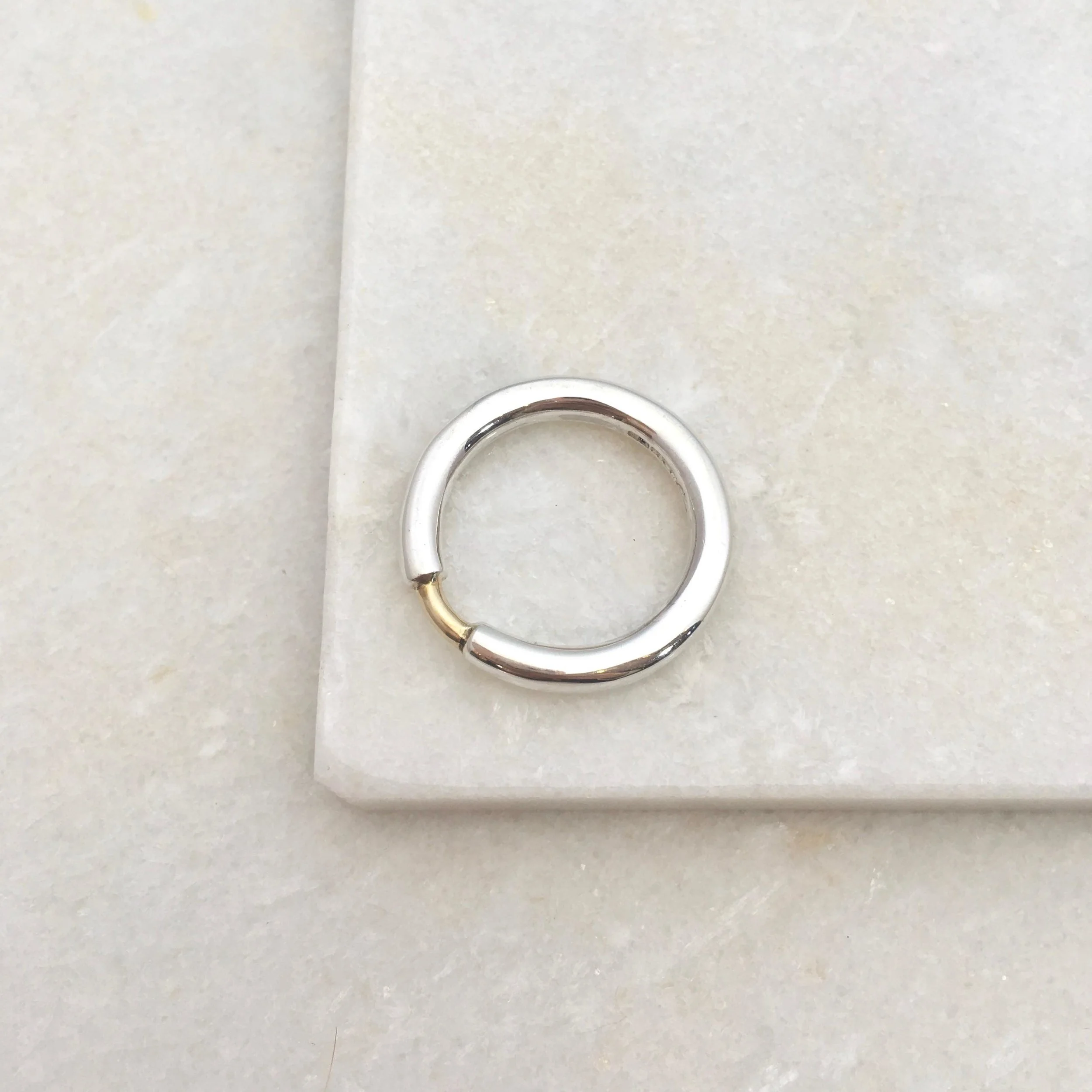Silver & Gold Ring