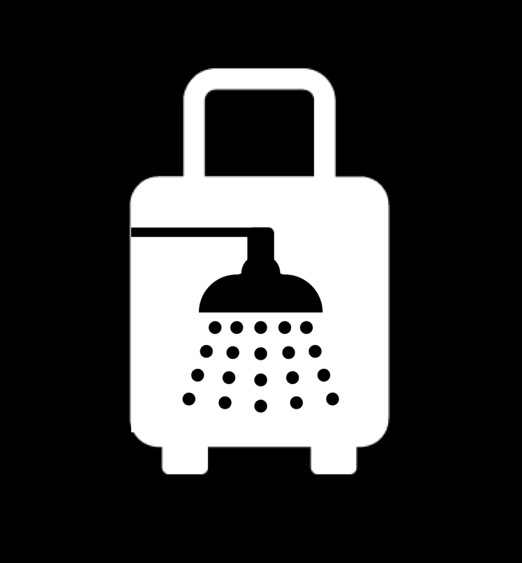 Pack Luggage Storage &amp; Shower