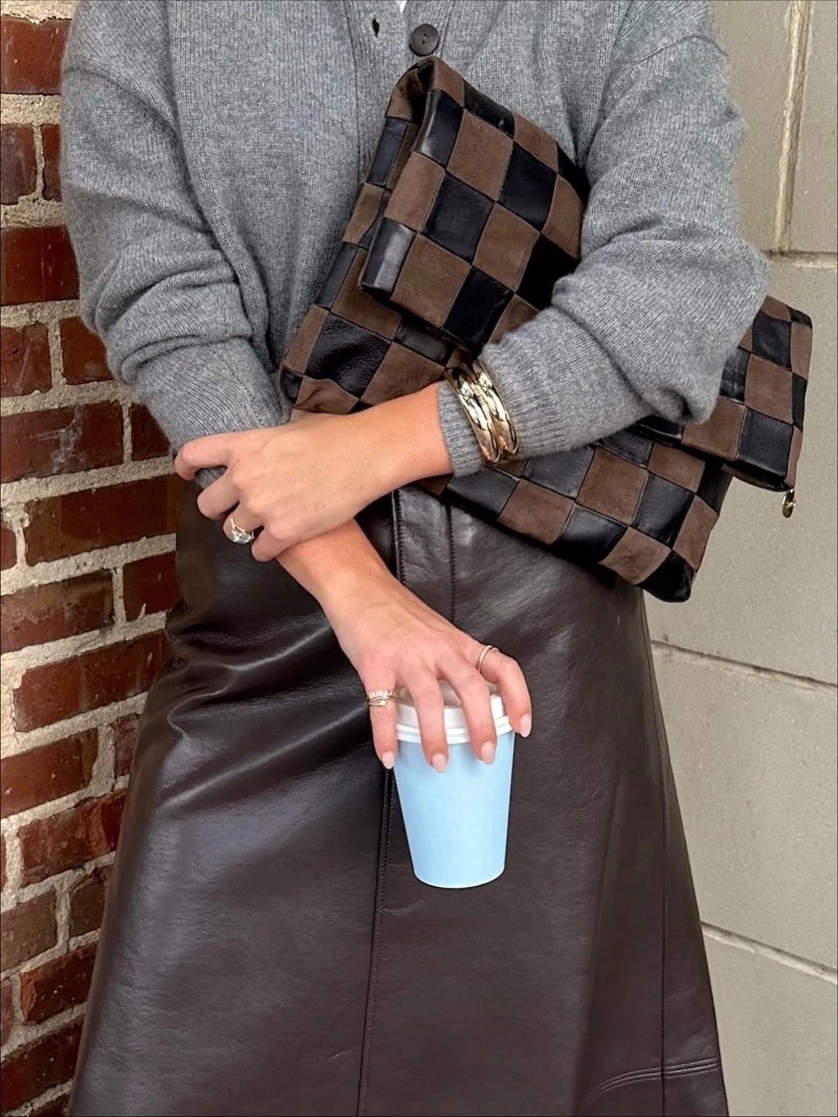 java, espresso, chocolate &mdash; call it what you want, but we are lovingggg the browns this fall. bonus points for recycled leather (!!!)