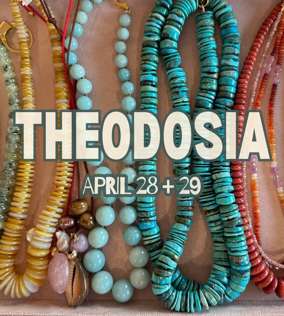 @theodosiajewelry is road-tripping to EMORY 🚖🚖🚖 hundreds of hand crafted jewels ready to shop &mdash; April 28th + 29th !!! see you there !!!