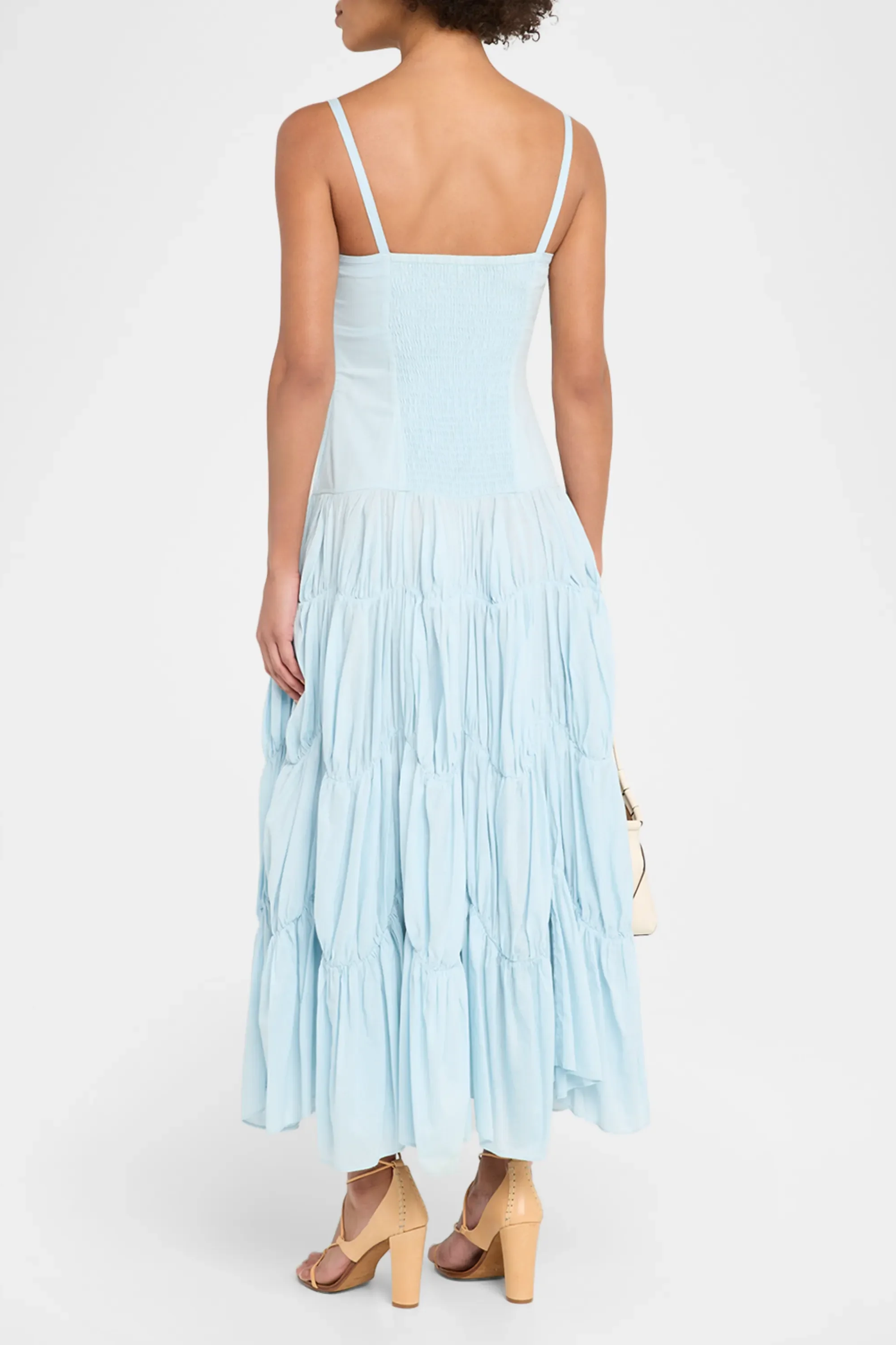 Ulla Johnson Emmalina Midi Dress - Adriatic — Emory Clothing