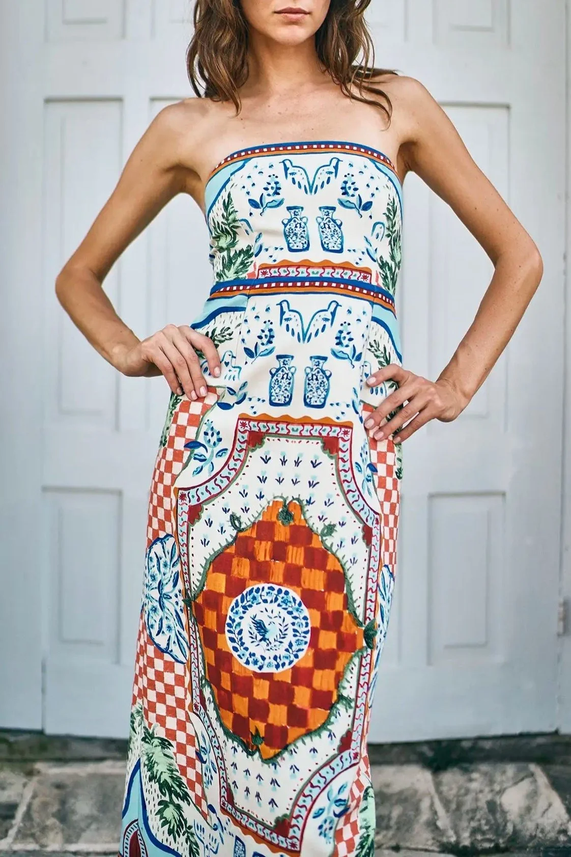Hunter Bell Yvette Dress - Sundance Tile  Emory Clothing